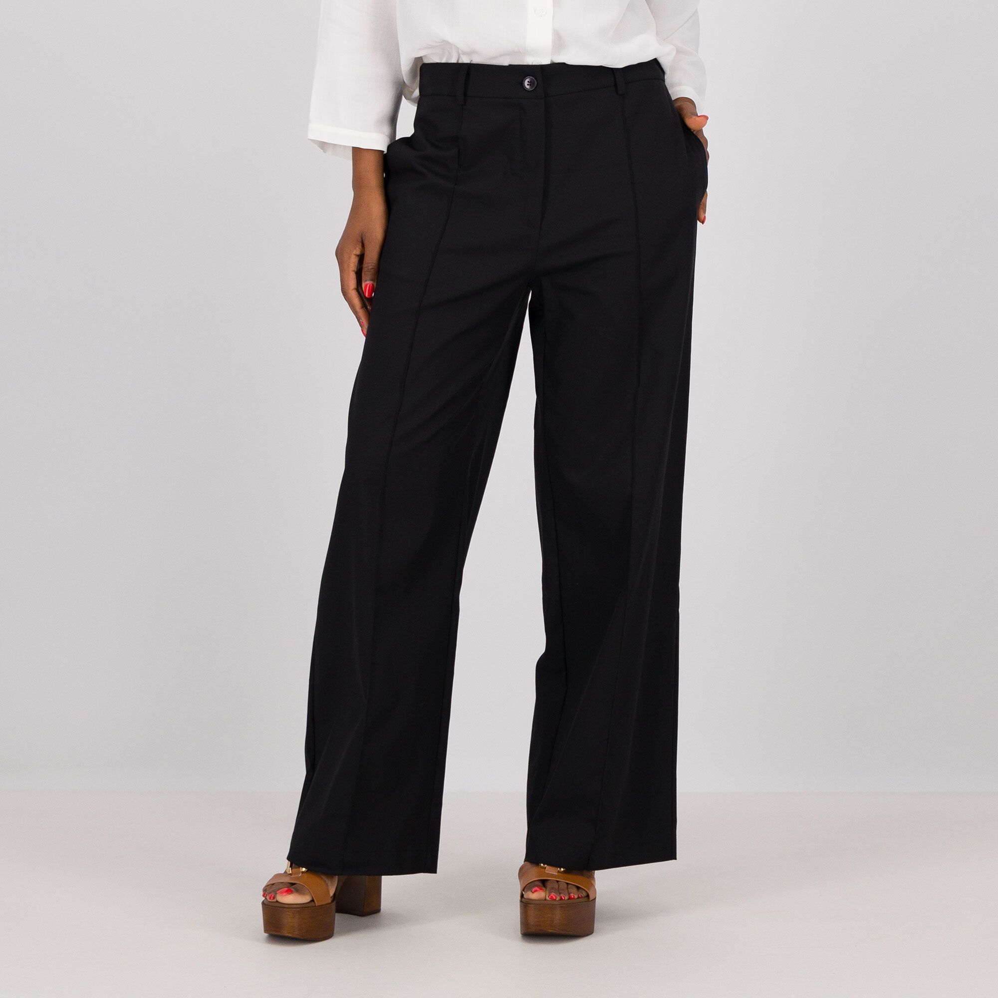 Caterina Lancini Pantaloni in popeline misto cotone