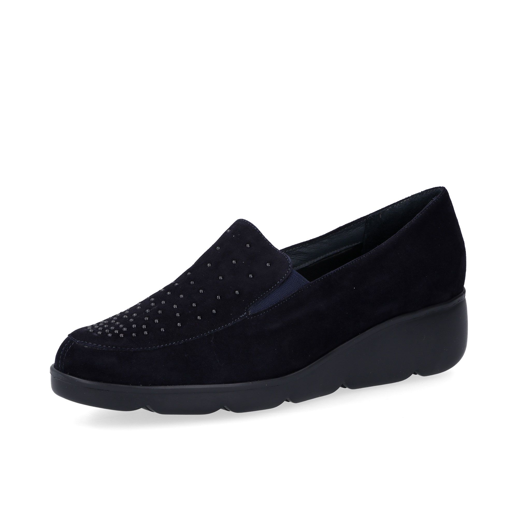 Soffice Sogno
Slip on in pelle 
scamosciata
con borchie