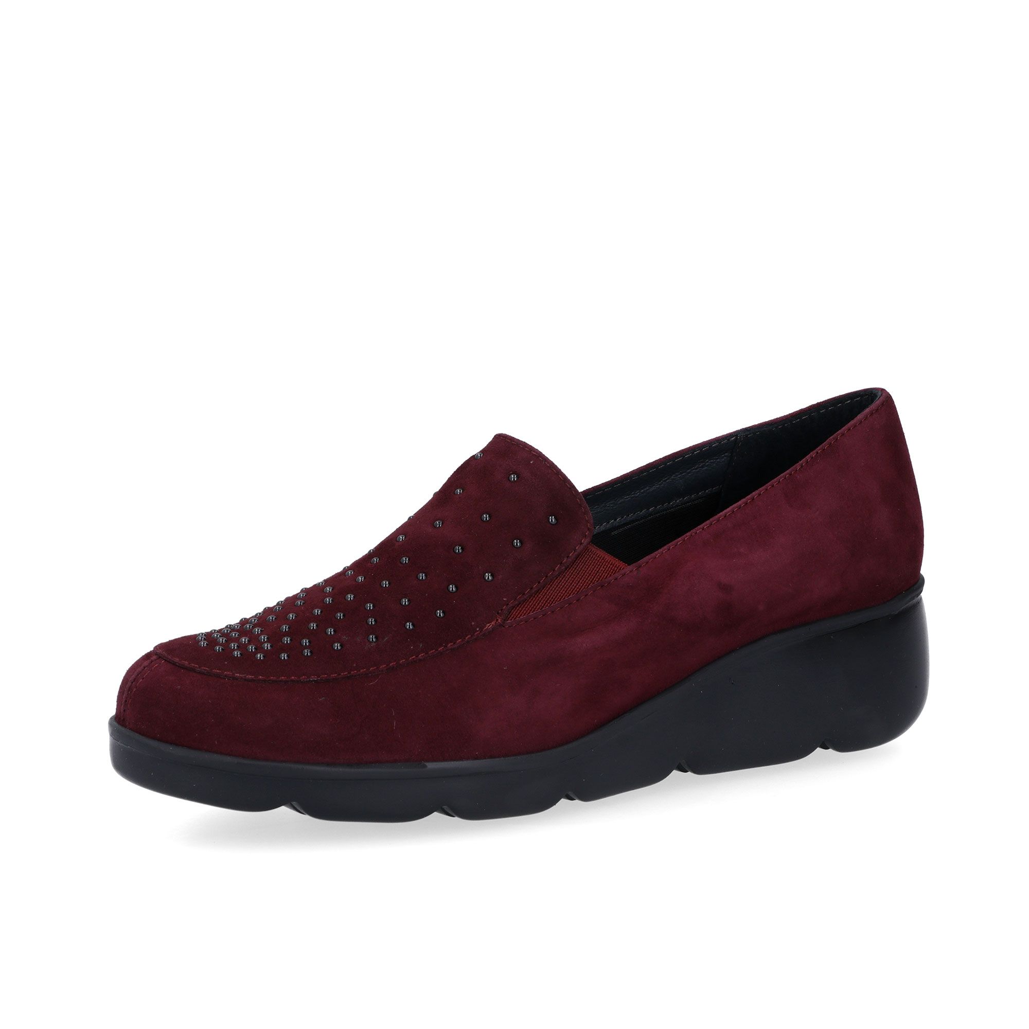 Soffice Sogno Slip on in pelle scamosciata con borchie
