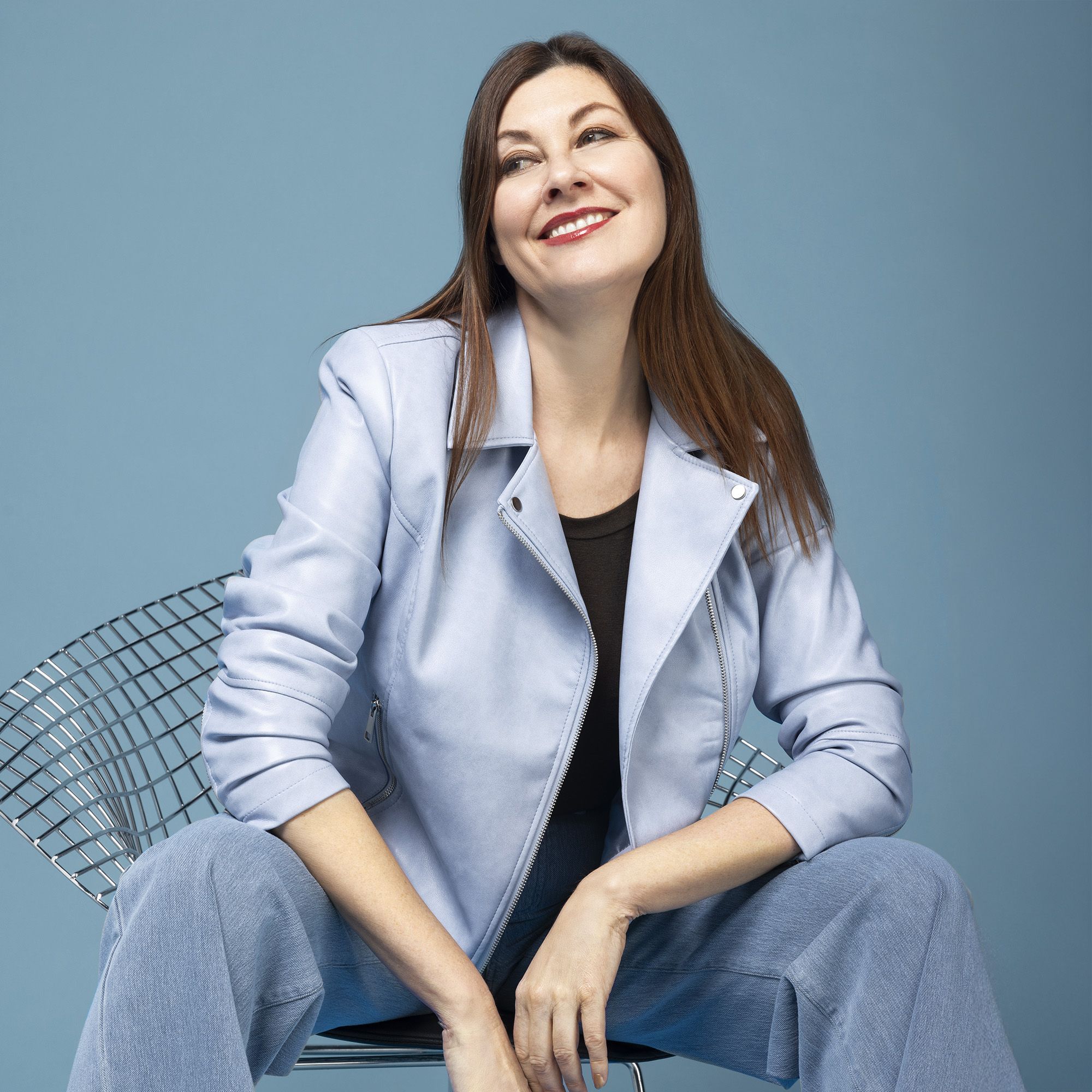 Denim & Co.
Giacca motociclista
in tessuto spalmato