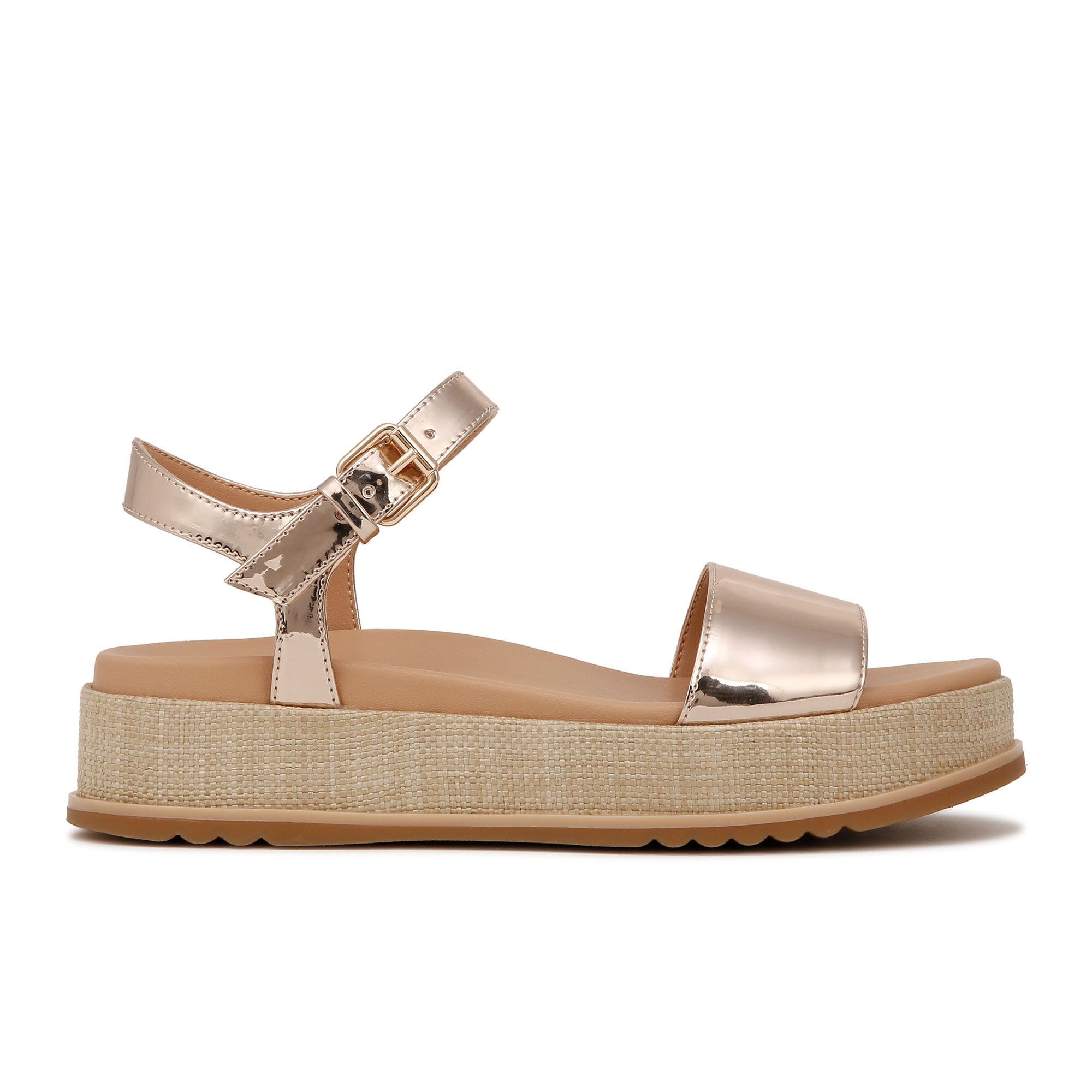 Naturalizer
Sandali a fascia
con soletta Contour+ 
zeppa 4 cm