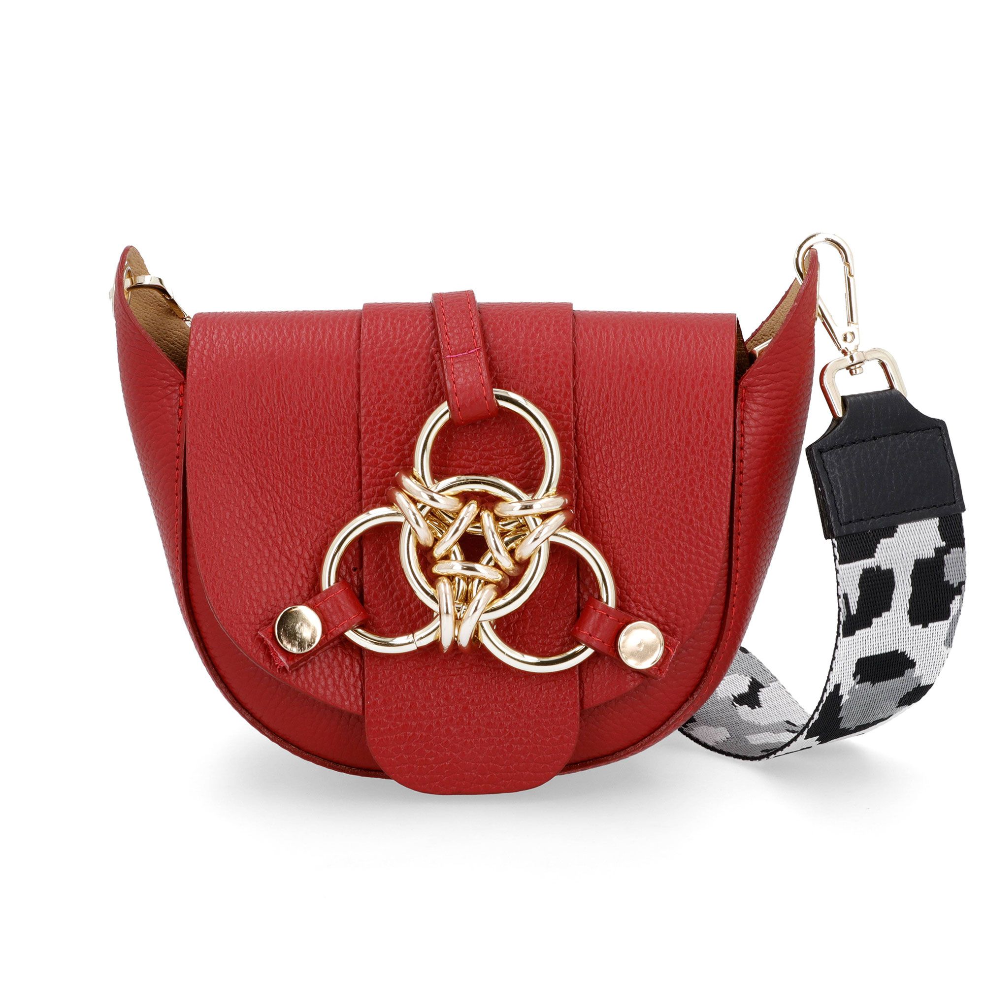 Stefano Ghilardi
Borsa in pelle
Emeris Ring con
tracolla in tessuto