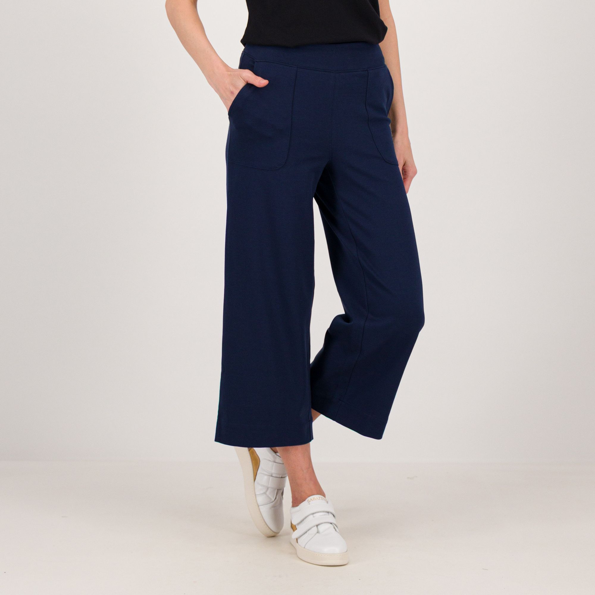 Isaac Mizrahi Live!
Pantaloni culotte
misto cotone Pima
con elastico in vita
