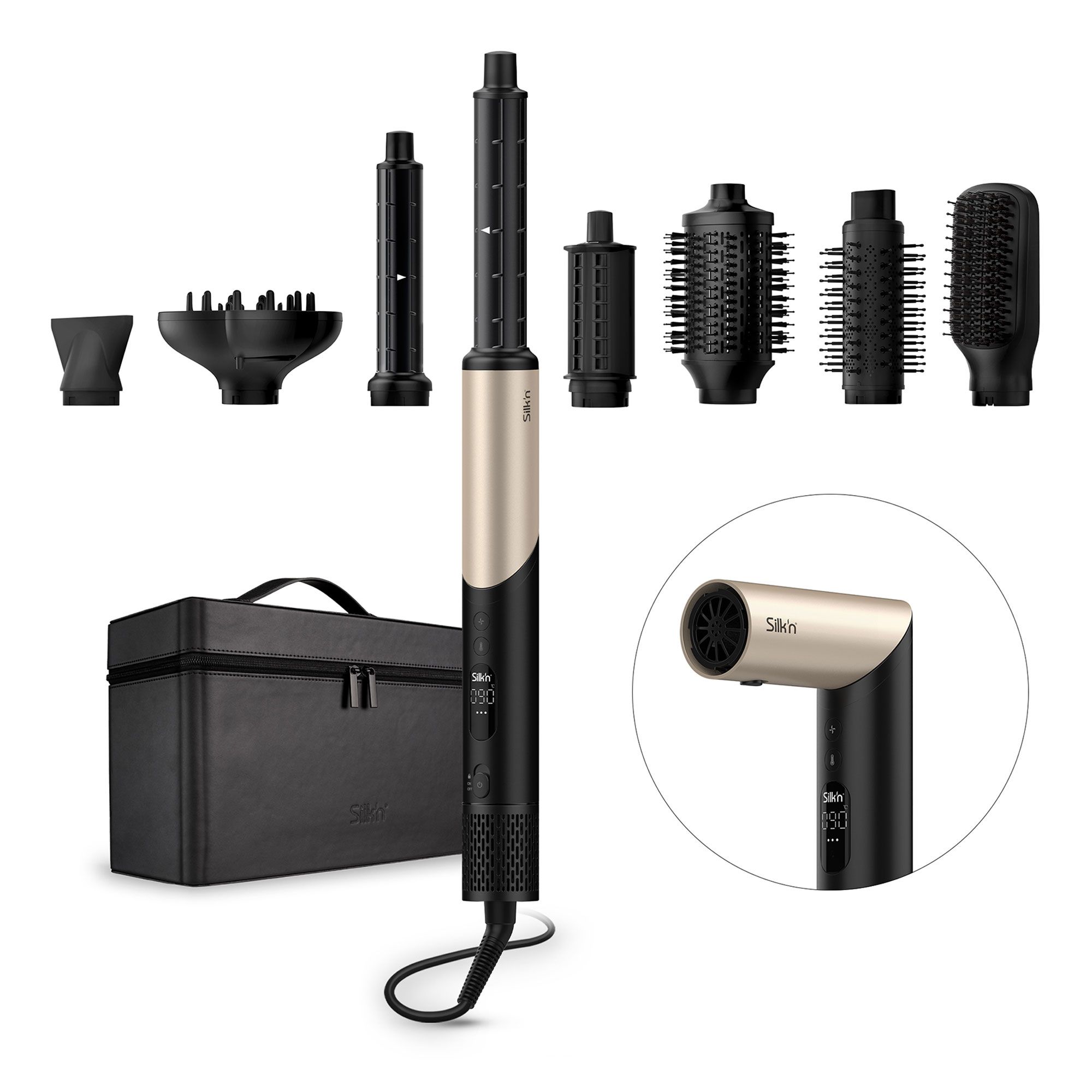 Silk’n
SilkyAir Flex 8in1
asciugacapelli
e styler ad aria