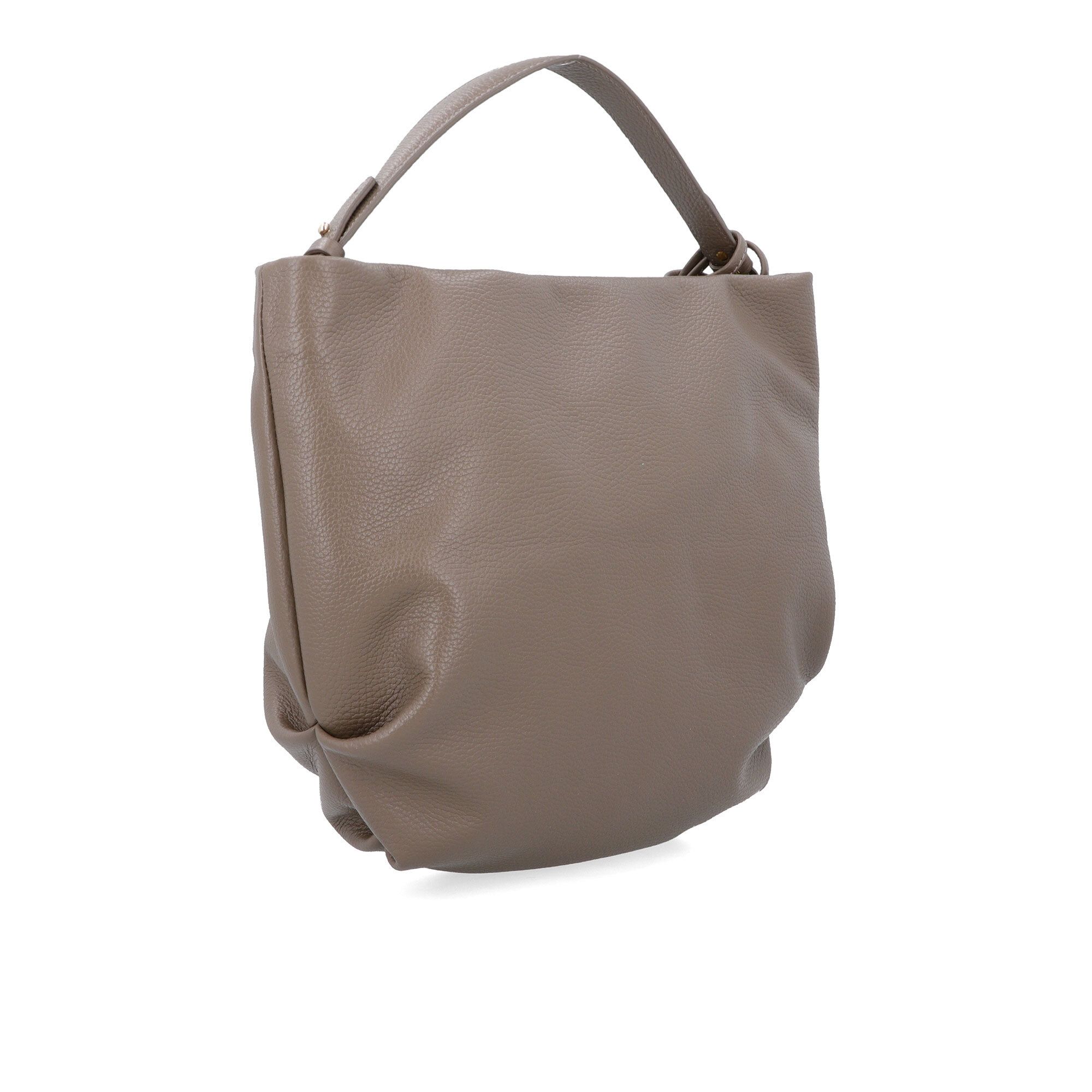 Chiara Ferretti Borsa a spalla in pelle con pendaglio con frangia