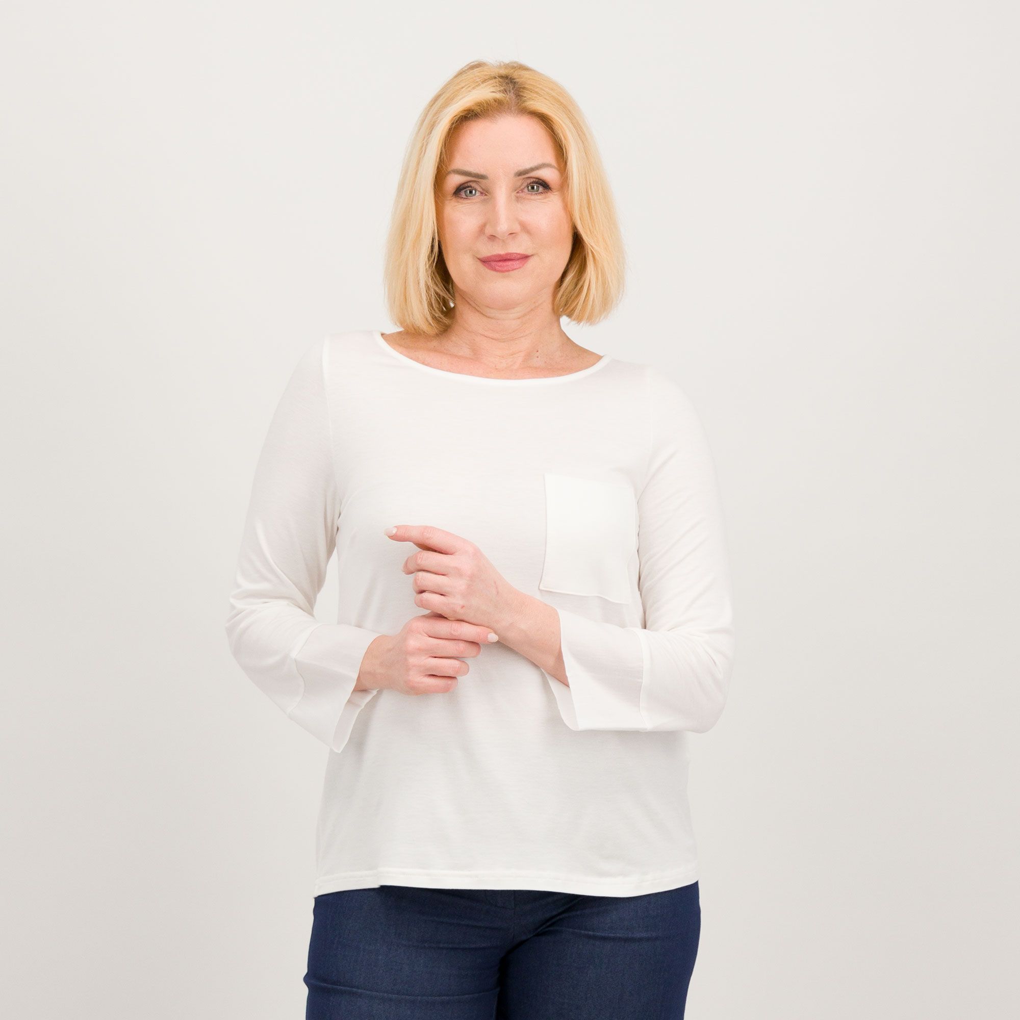 Olly Doo
Maglia in jersey
di viscosa con 
inserti in voile