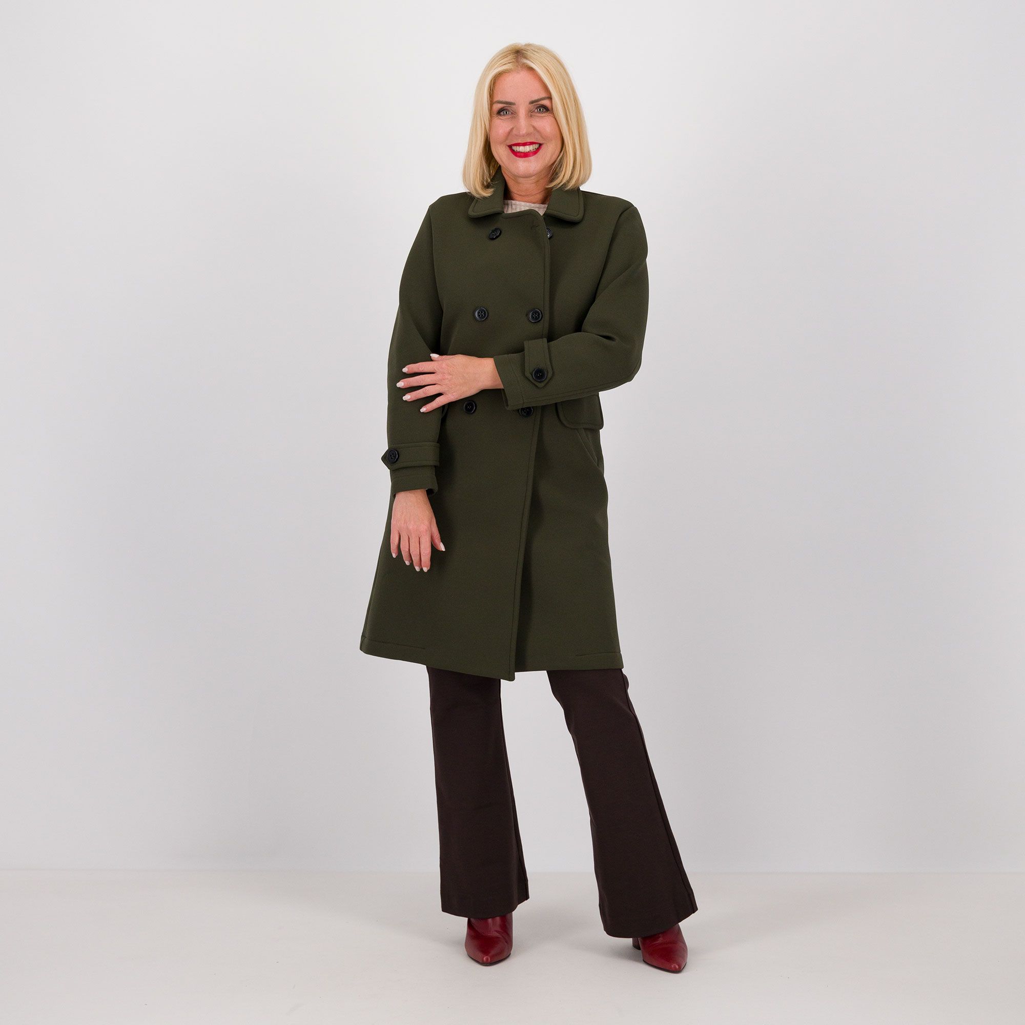 M’ama 
Cappottino in tessuto
tecnico twill/jersey