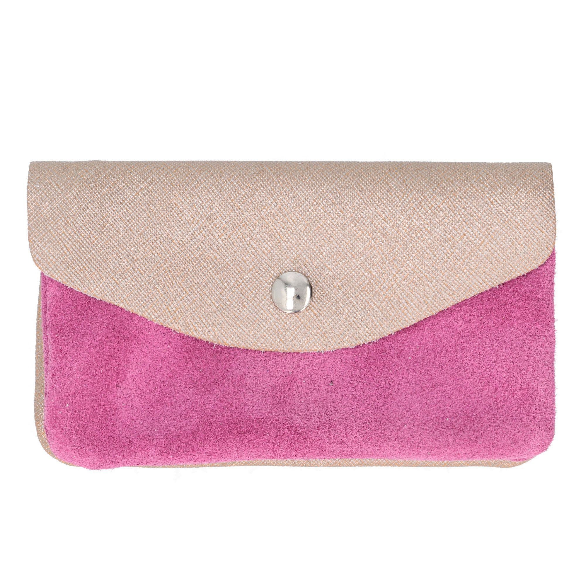 Ebarrito Portamonete in pelle patchwork