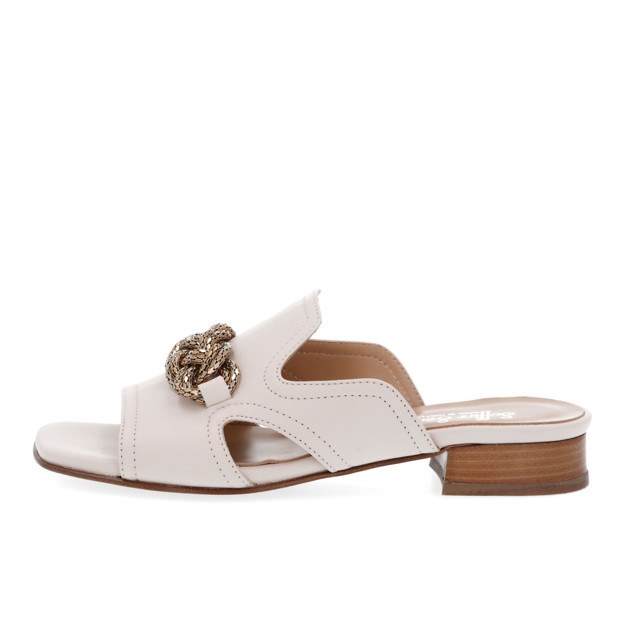 Soffice Sogno Sandali in pelle con accessorio tacco 3 cm