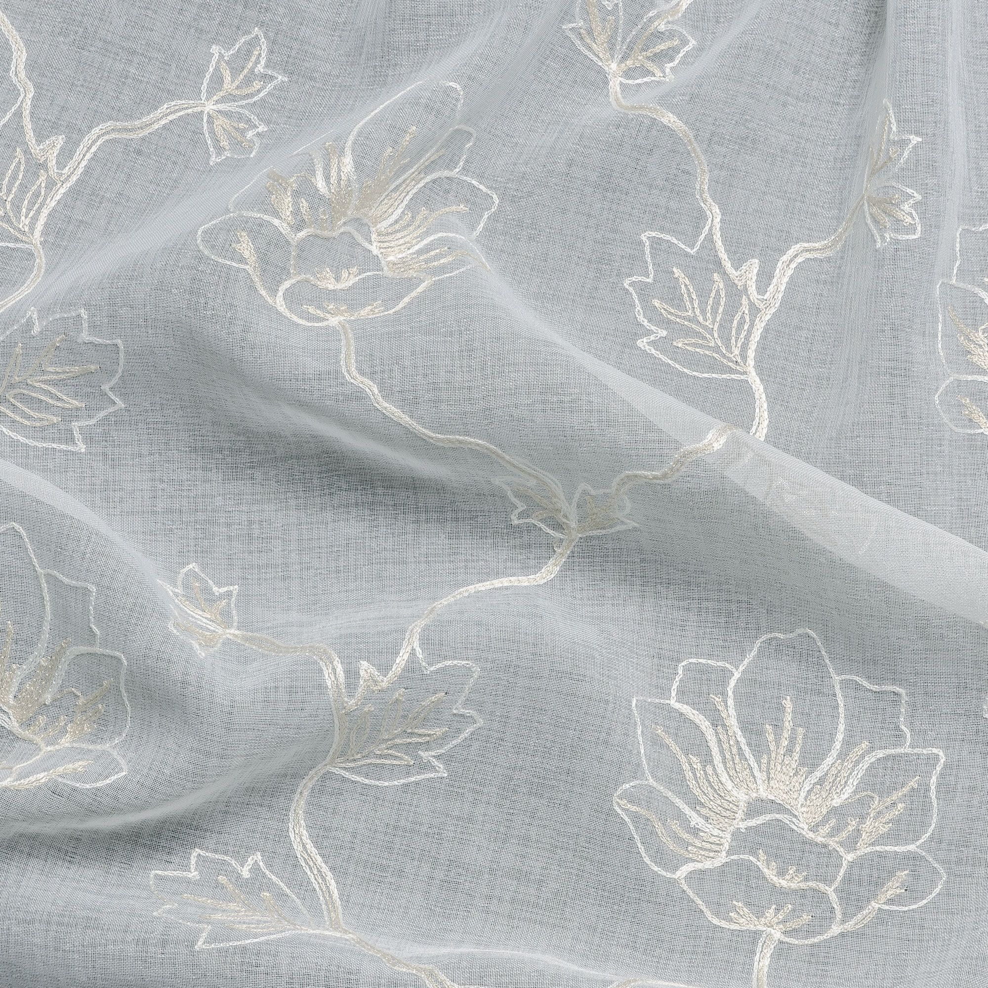 Bottega Textiles
Set 2 Tende Liberty
con anelli,poliestere
ricamato, 140x280cm