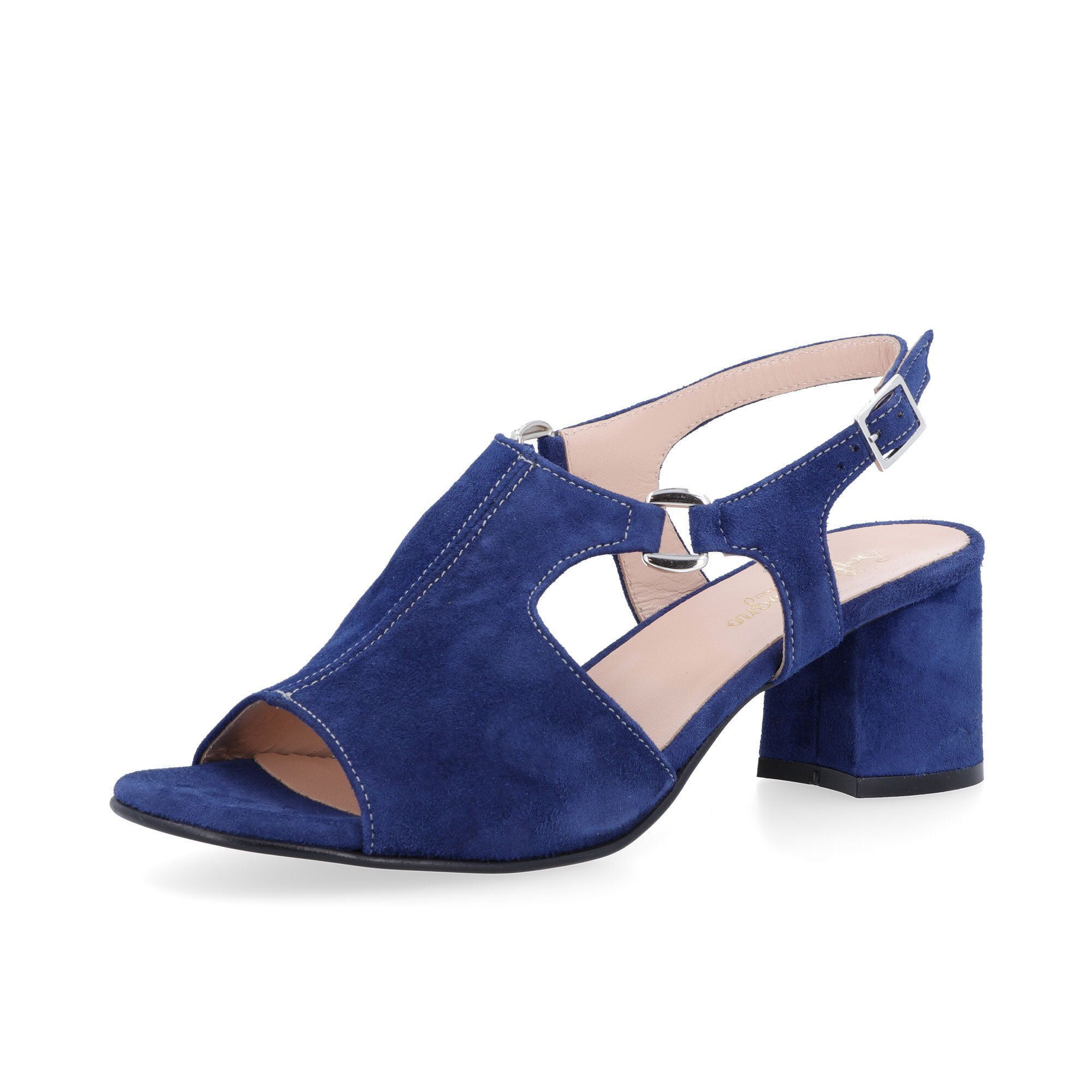 Soffice Sogno Sandalo in pelle scamosciata con tacco 6 cm