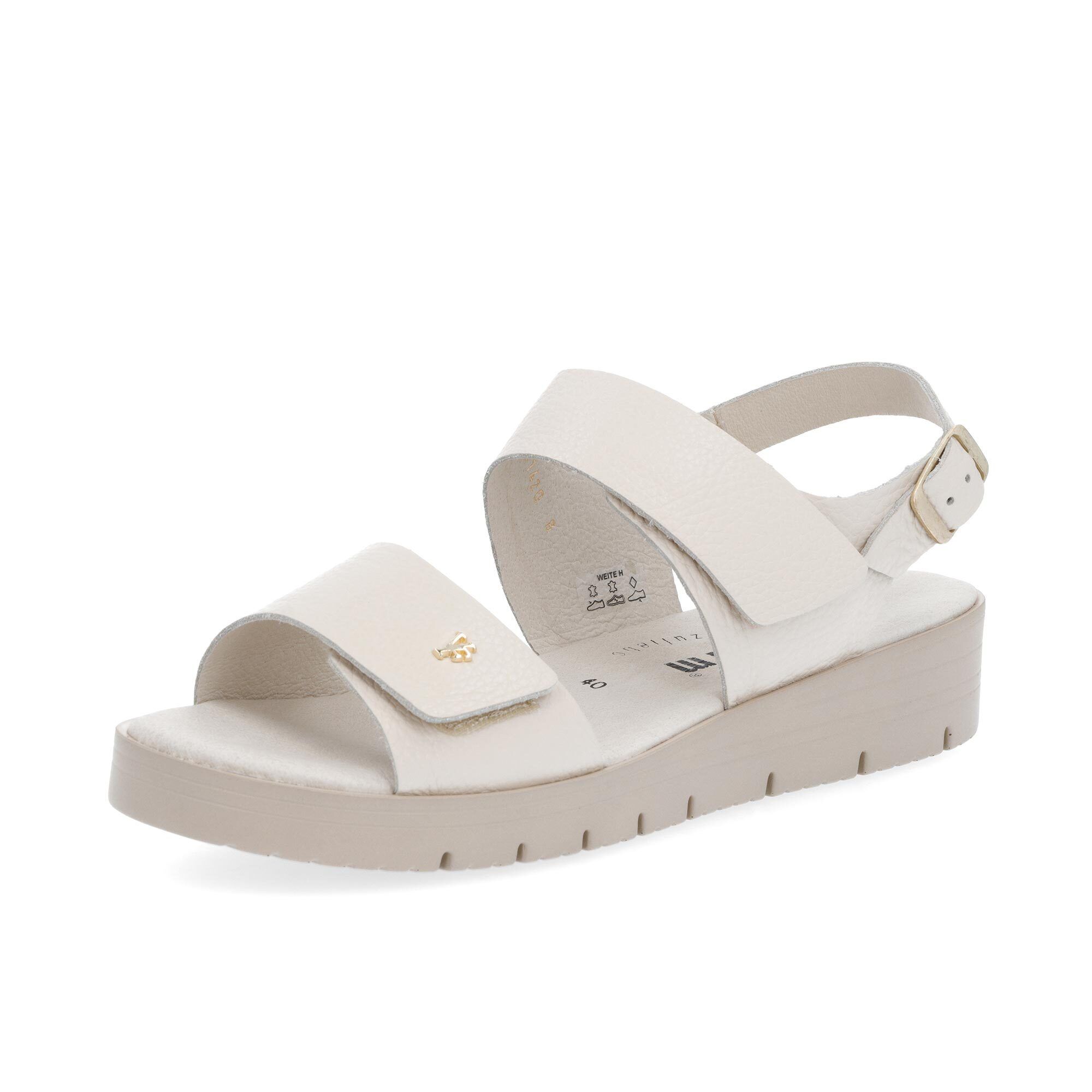 Vitaform
Sandali in pelle 
con cinturino e fasce
regolabili con velcro