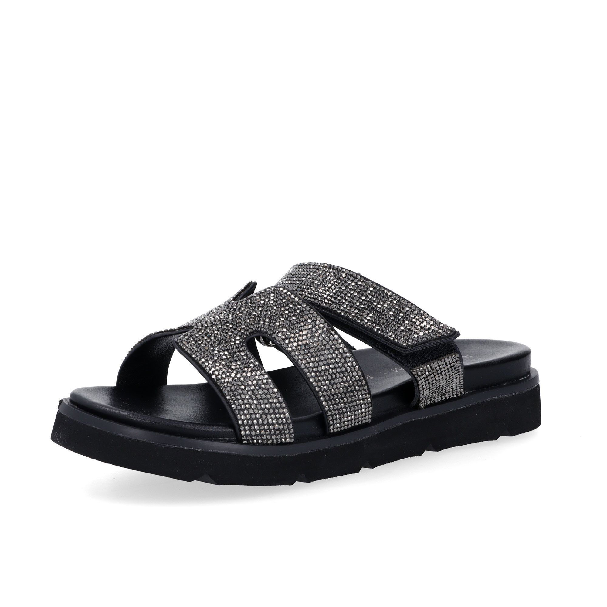 Kharisma
Ciabatte con fasce
glitter, velcro e
soletta imbottita
