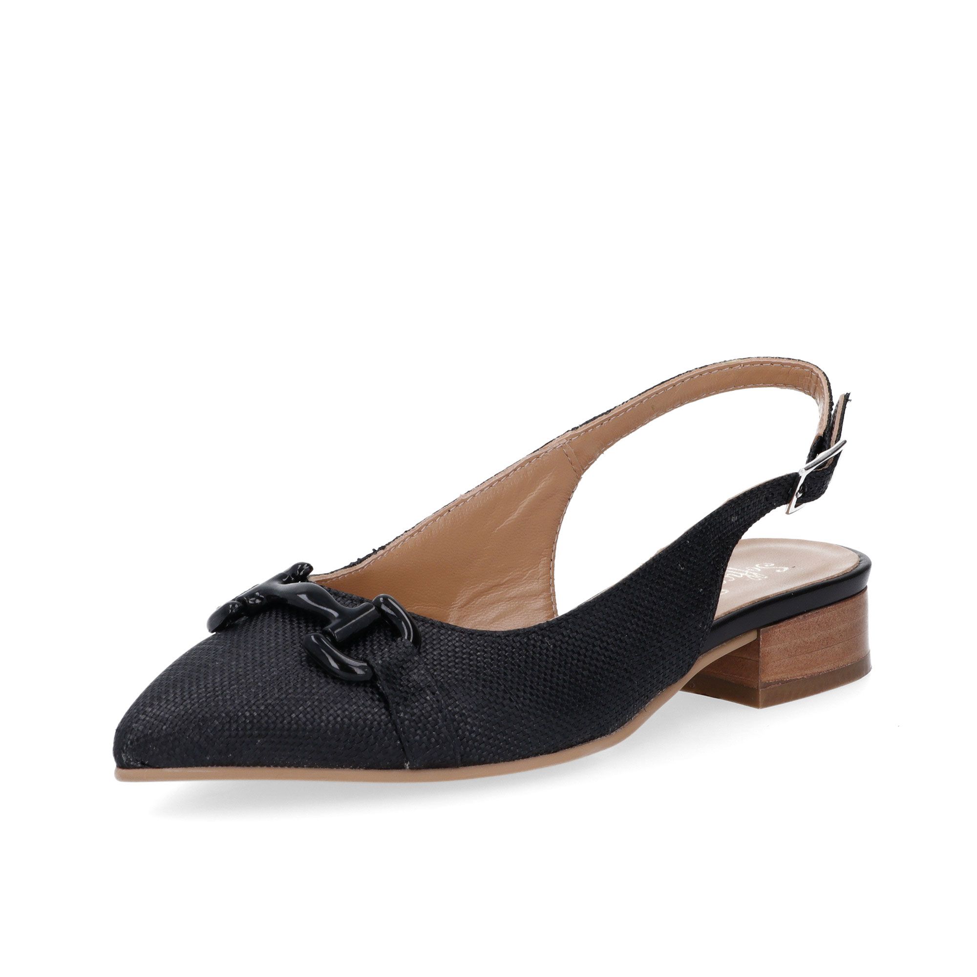 Soffice Sogno Scarpe slingback a punta in tessile con tacco 3,5cm