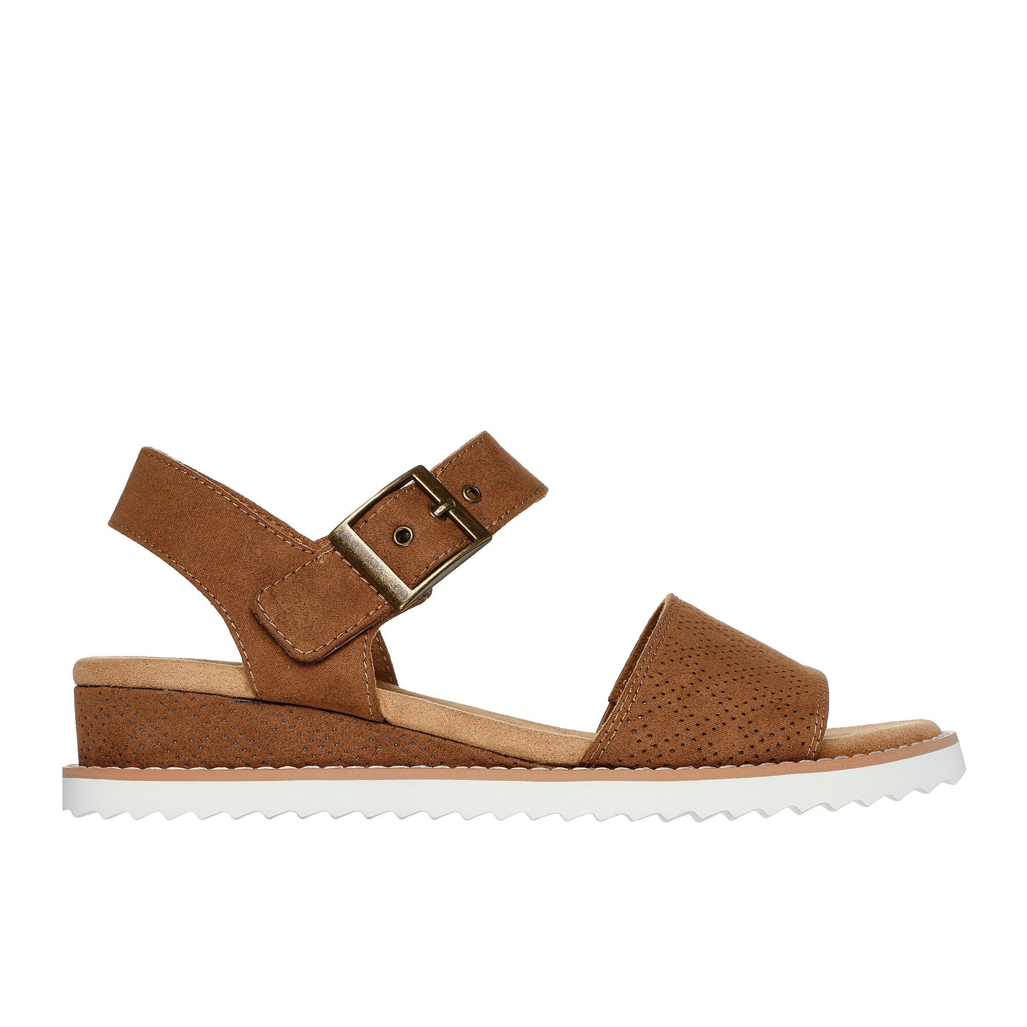 Skechers Sandali con chiusura a strappo e soletta memory Desert Kiss