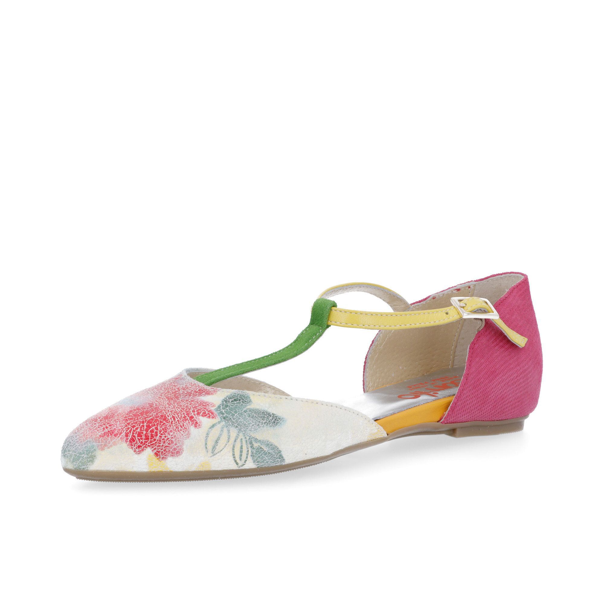 Ebarrito
Scarpe a T in pelle
con punta sfilata