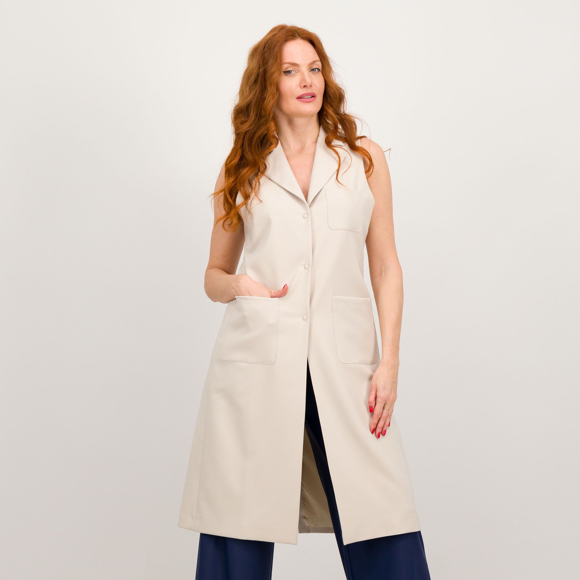 Caterina Lancini
Gilet lungo
con tasche