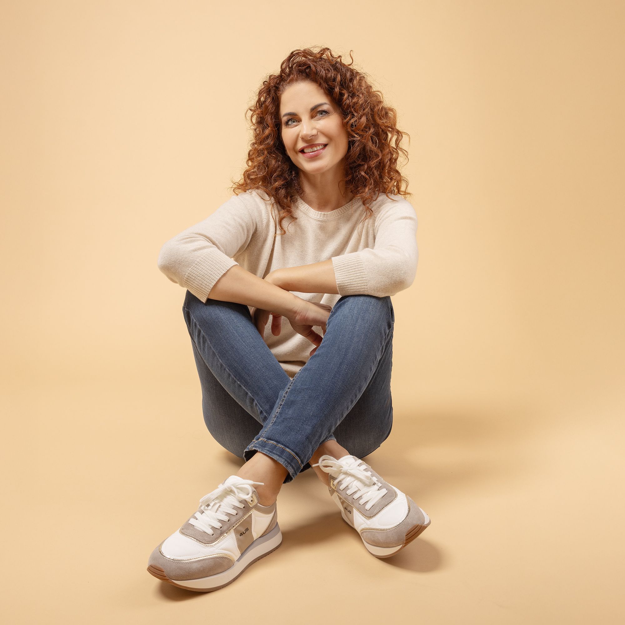 4us Paciotti
Sneaker in pelle
scamosciata
con zeppa 3,5cm