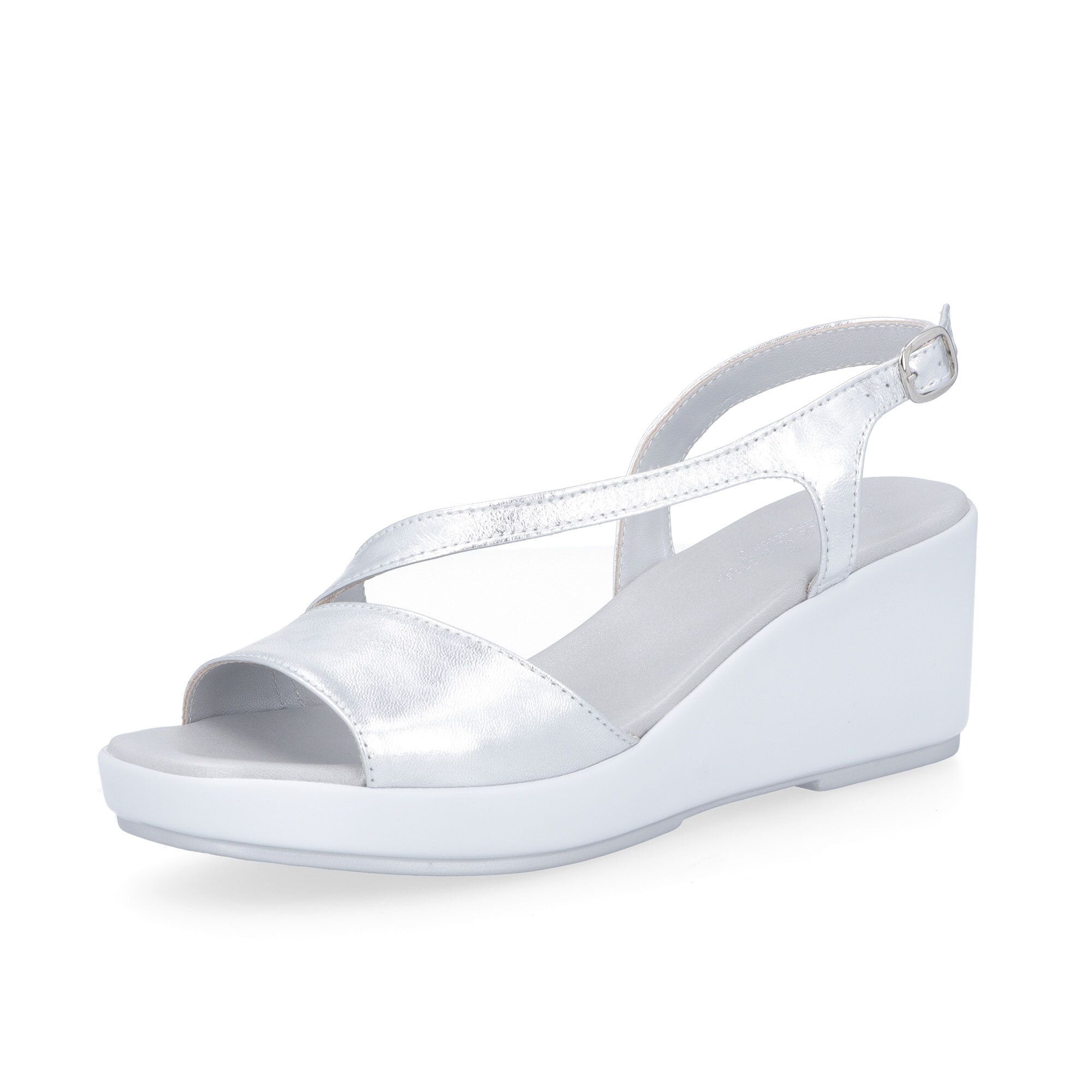 Soffice Sogno
Sandali in pelle
laminata con 
zeppa 7 cm