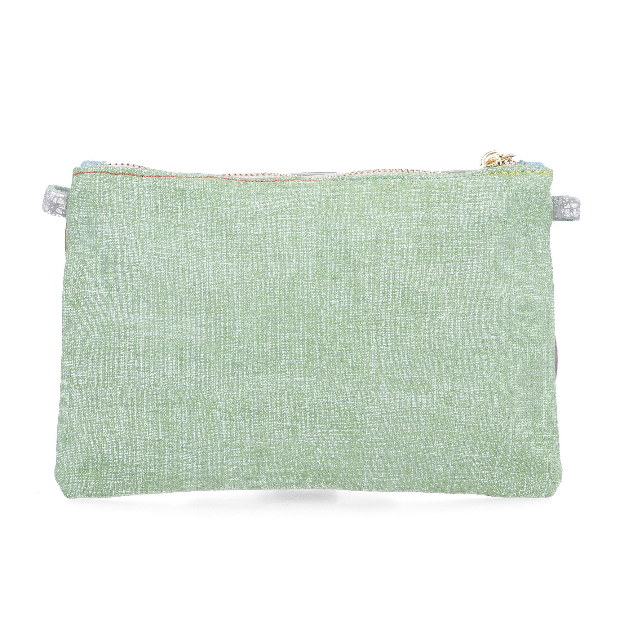 Ebarrito Borsa Joy in pelle con tracolla a catena