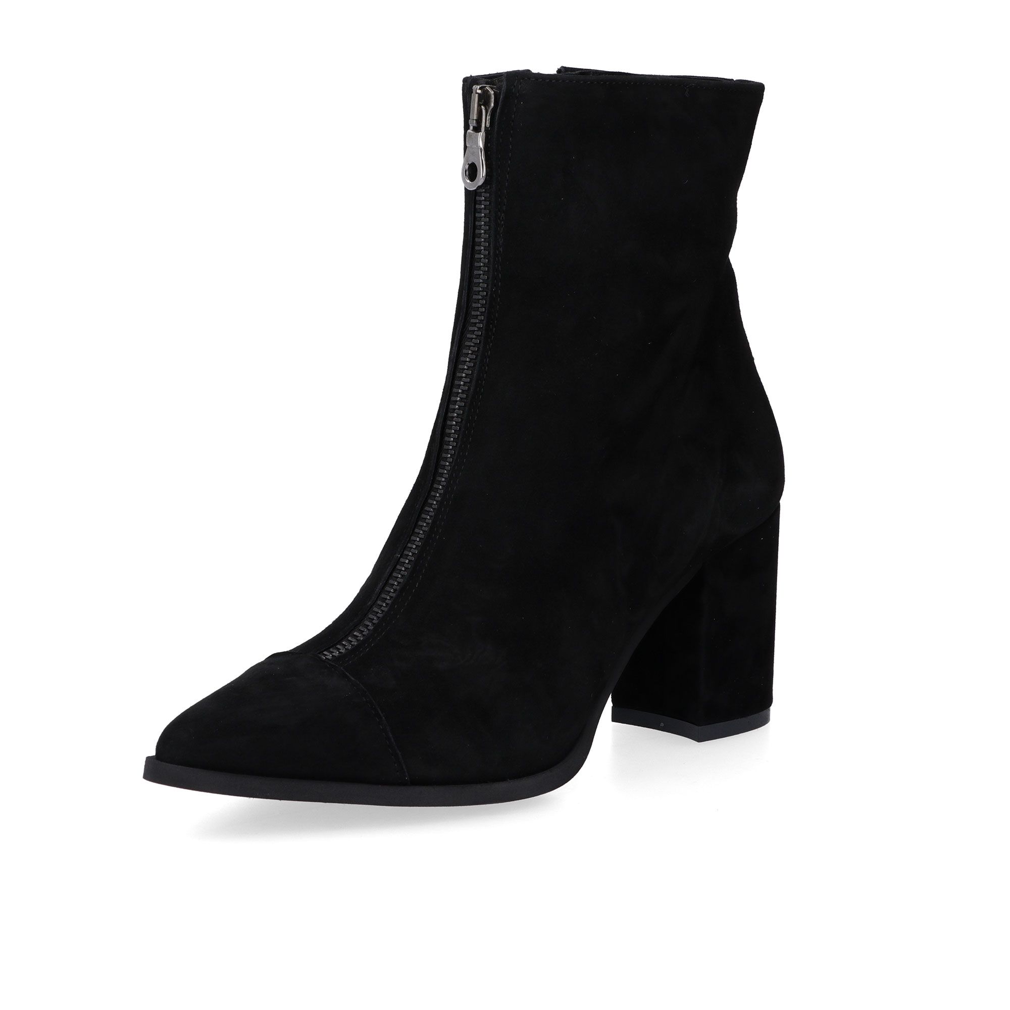 Galieti Stivaletti in pelle scamosciata con zip tacco 8 cm