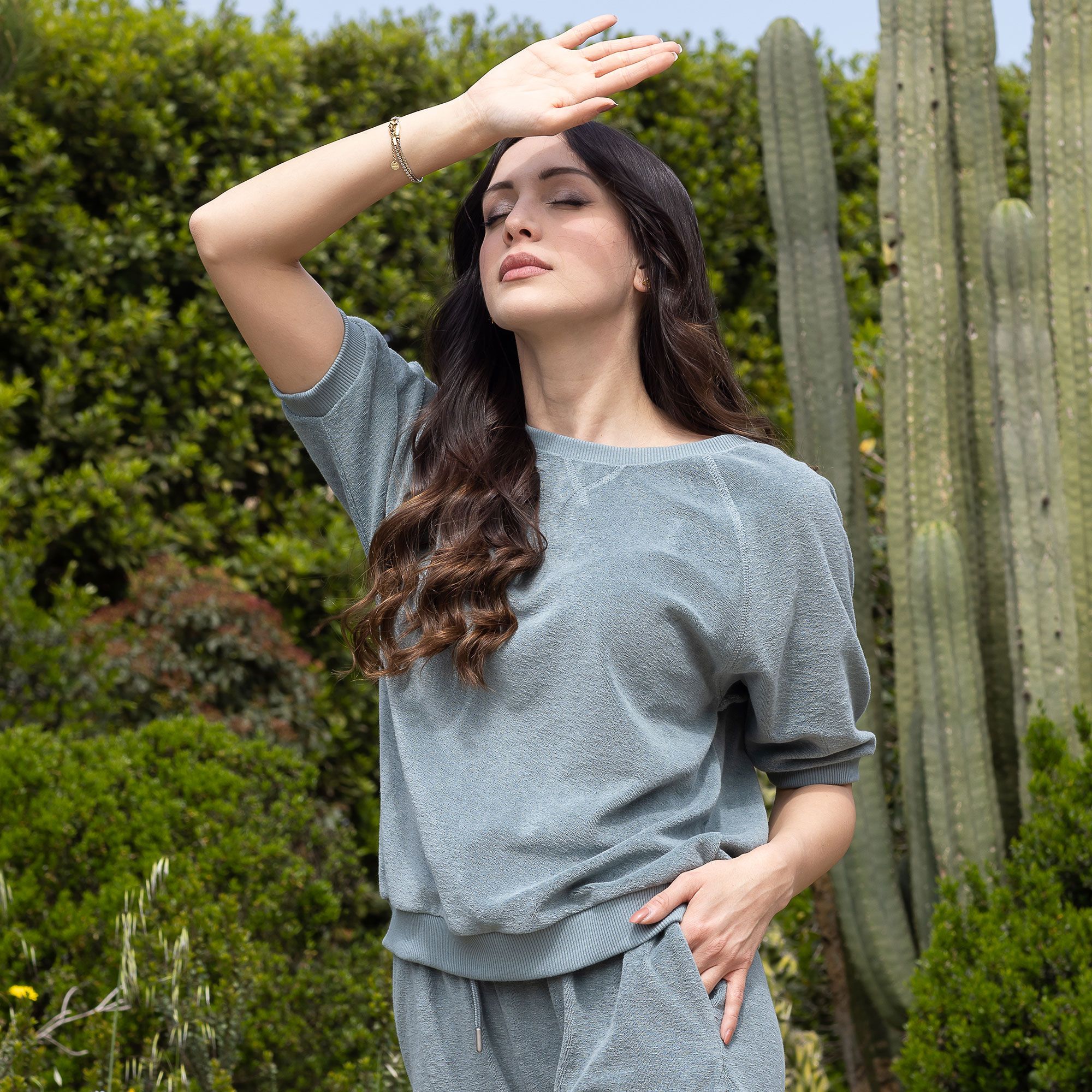 Ferò
T-shirt oversize
Terry in spugnetta
con maniche raglan