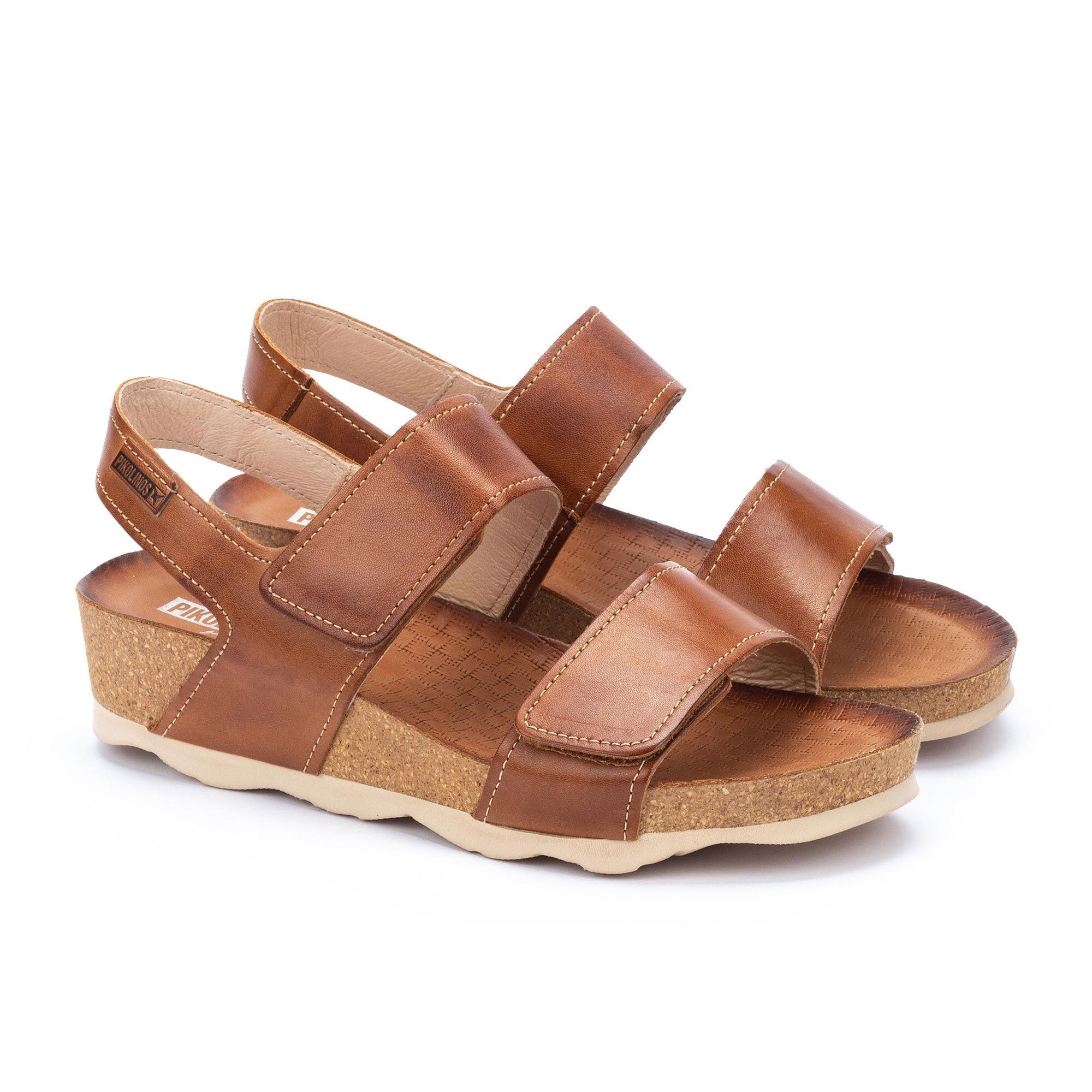 Pikolinos
Sandali in pelle con
fasce con velcro