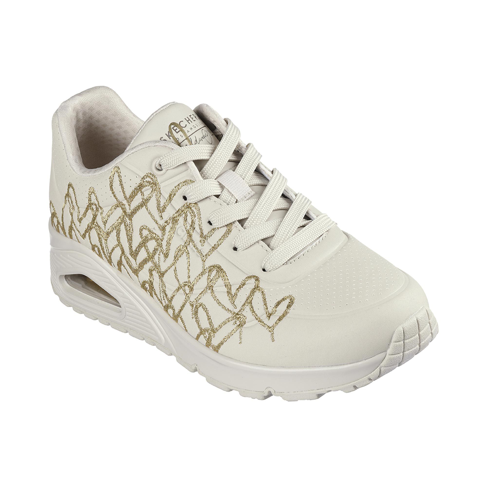 Skechers
Sneakers Uno - Golden
Heart con cuori
dorati decorativi