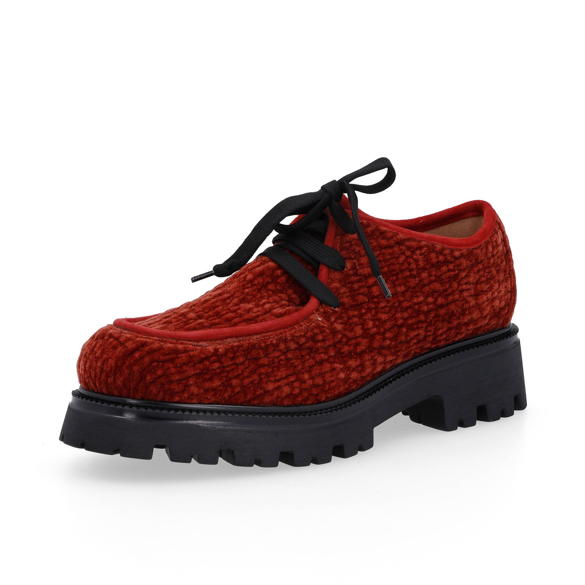 Galieti
Francesine in velluto
intrecciato
con tacco 4 cm