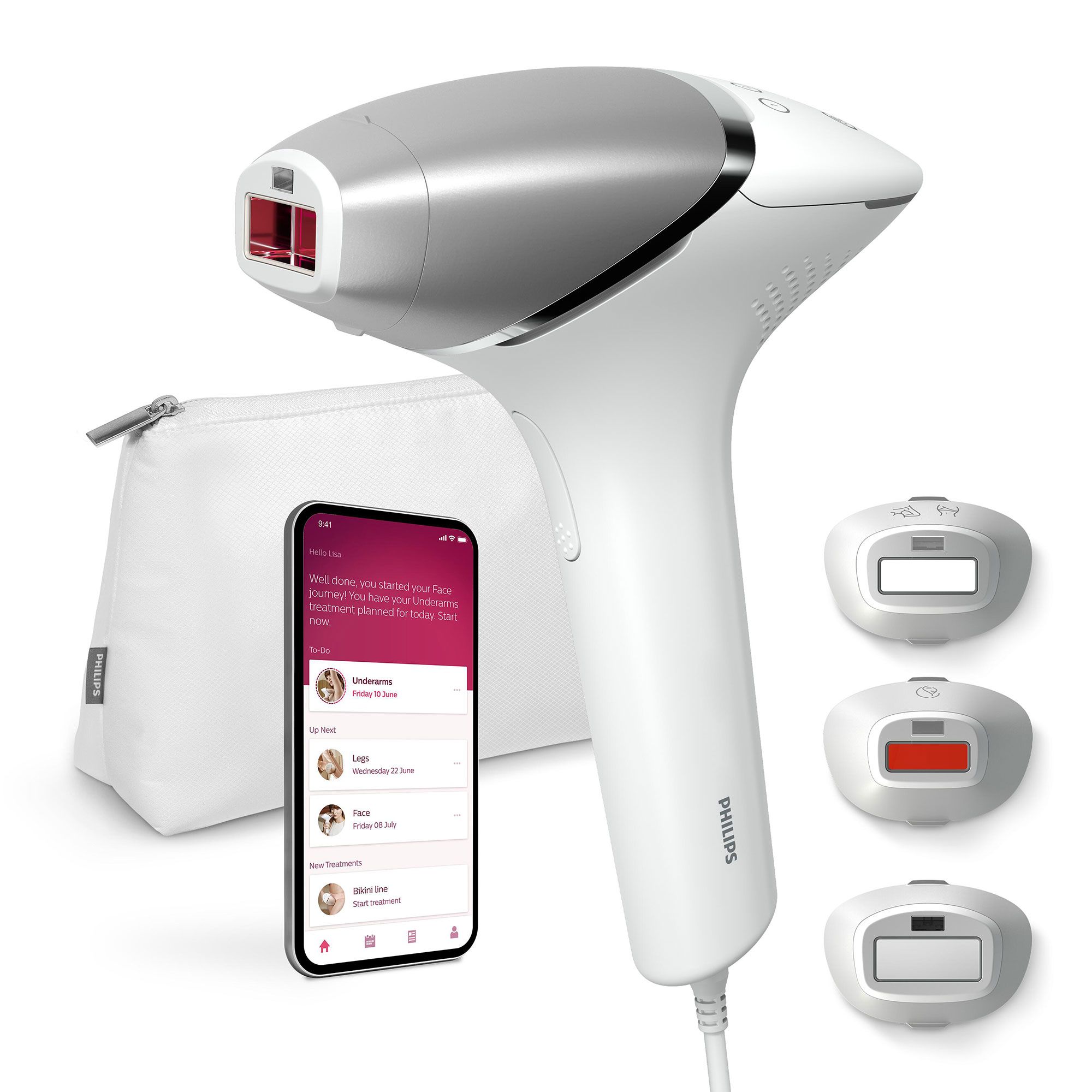 Philips
Lumea IPL 8000 Series
Epilazione a luce
pulsata con SenseIQ