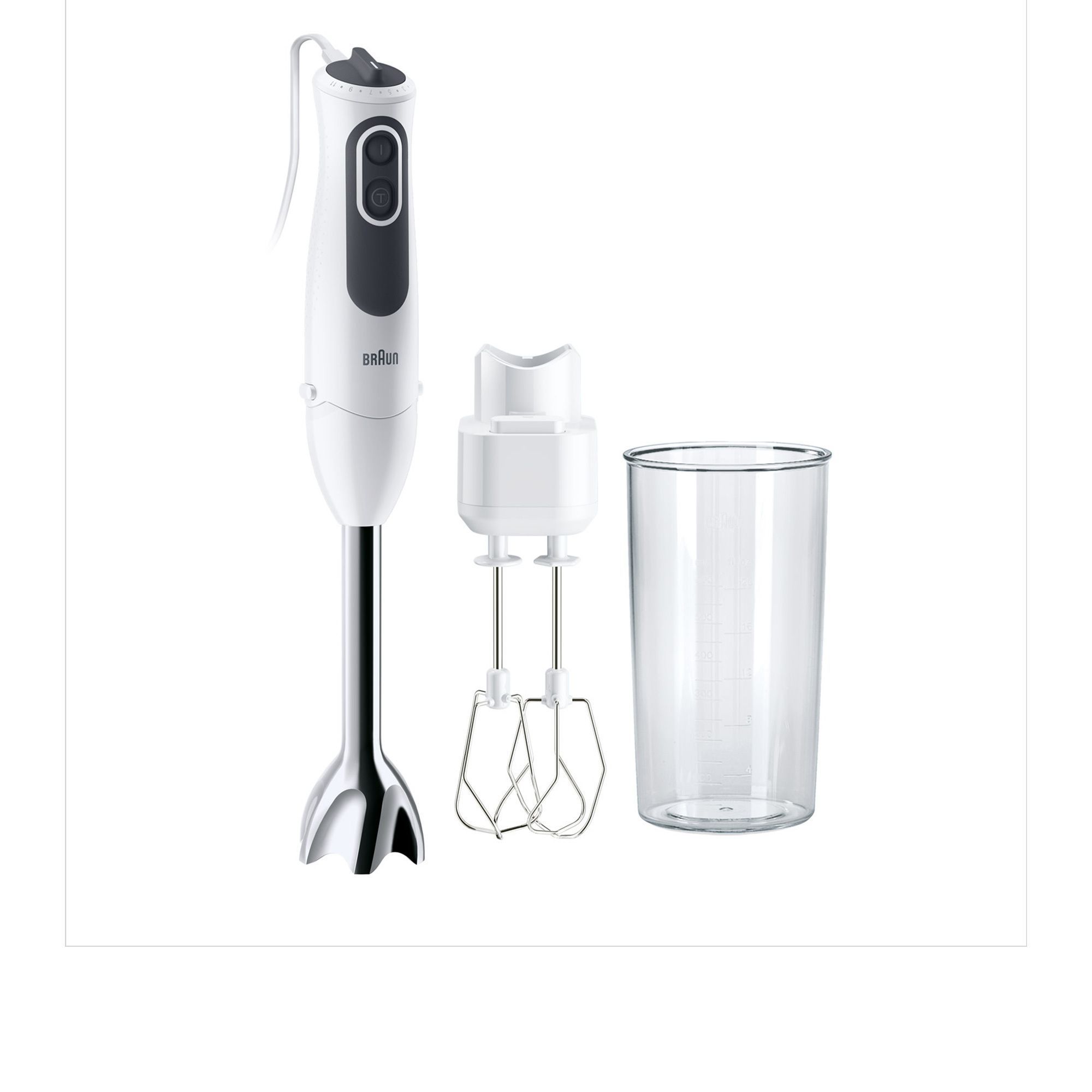 Image of Braun MQ3105B Minipimer MultiQuick3 Fino a 11 velocità Potenza 750Watt Bicchiere 600ml061