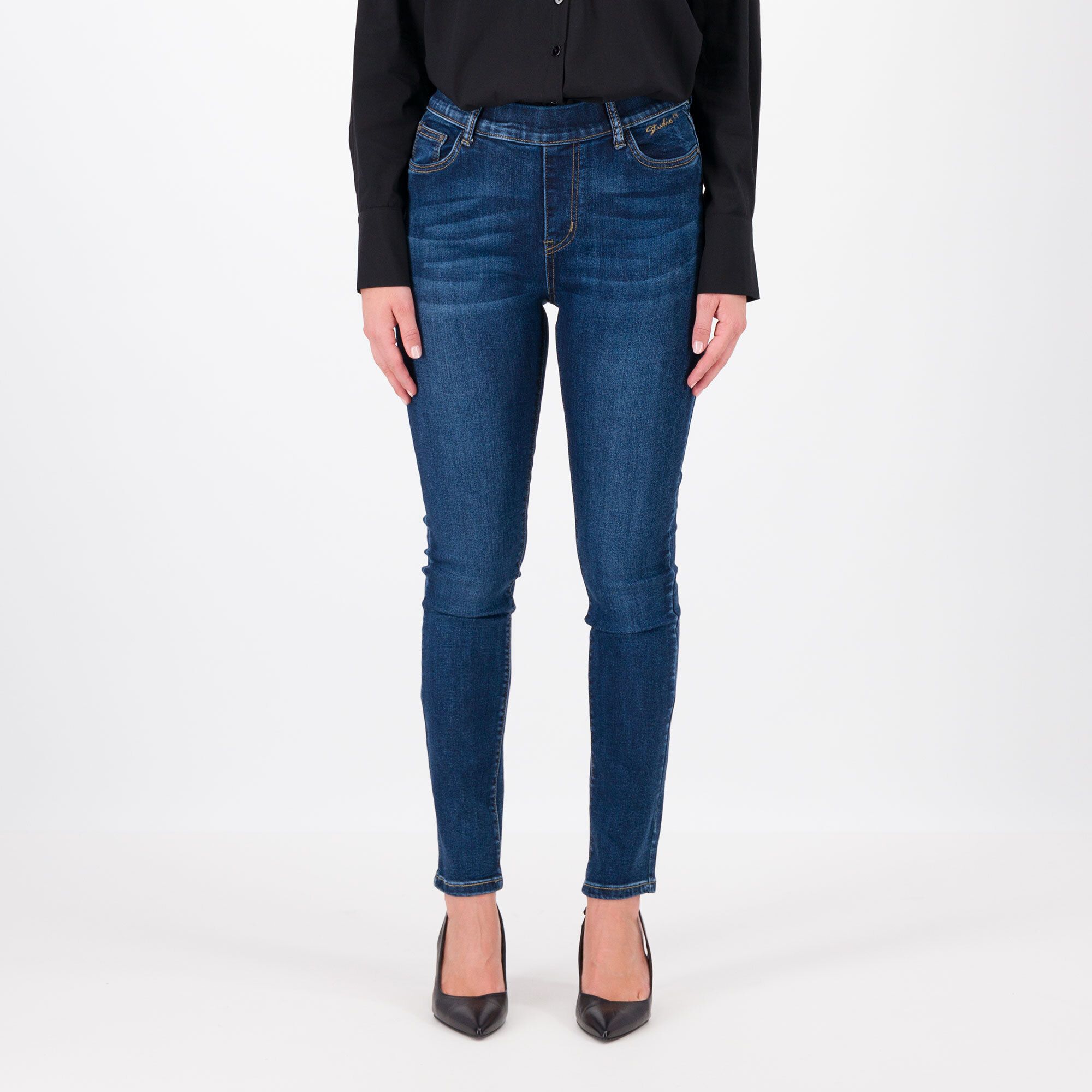 QVC Studio 19 Jeans skinny effetto push-up