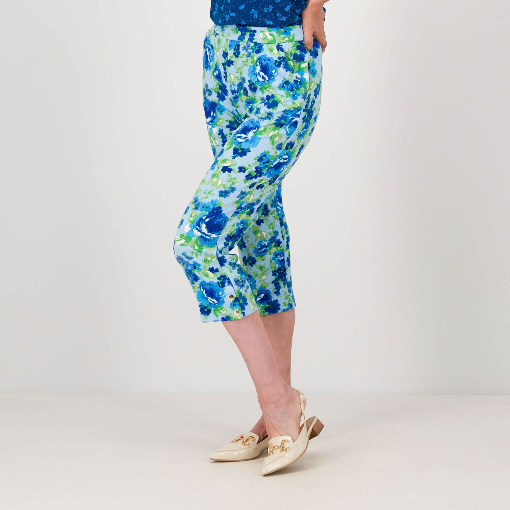 Isaac Mizrahi Live! Pantaloni capri con elastico
