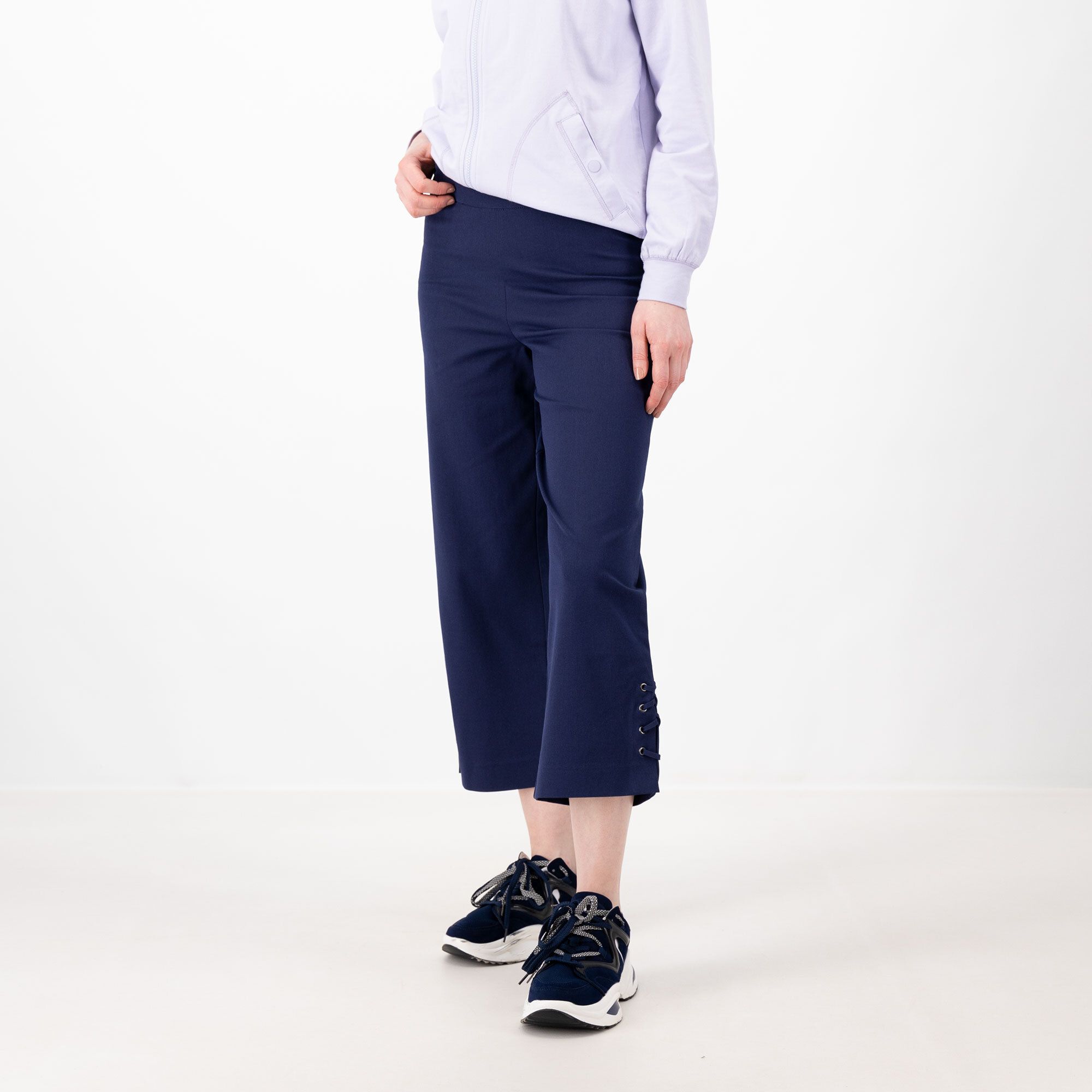 Isaac Mizrahi Live
Pantaloni ampi con
lacci al fondo