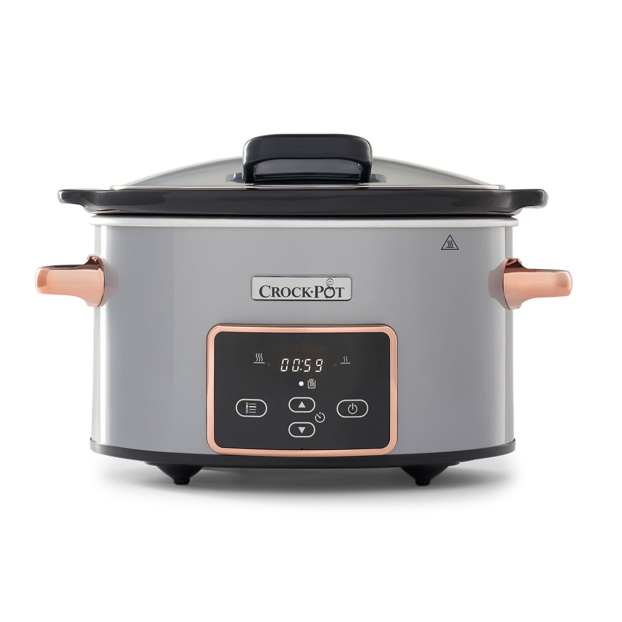 Crockpot Pentola Slow Cooker Digitale 3.5lt con coperchio in vetro