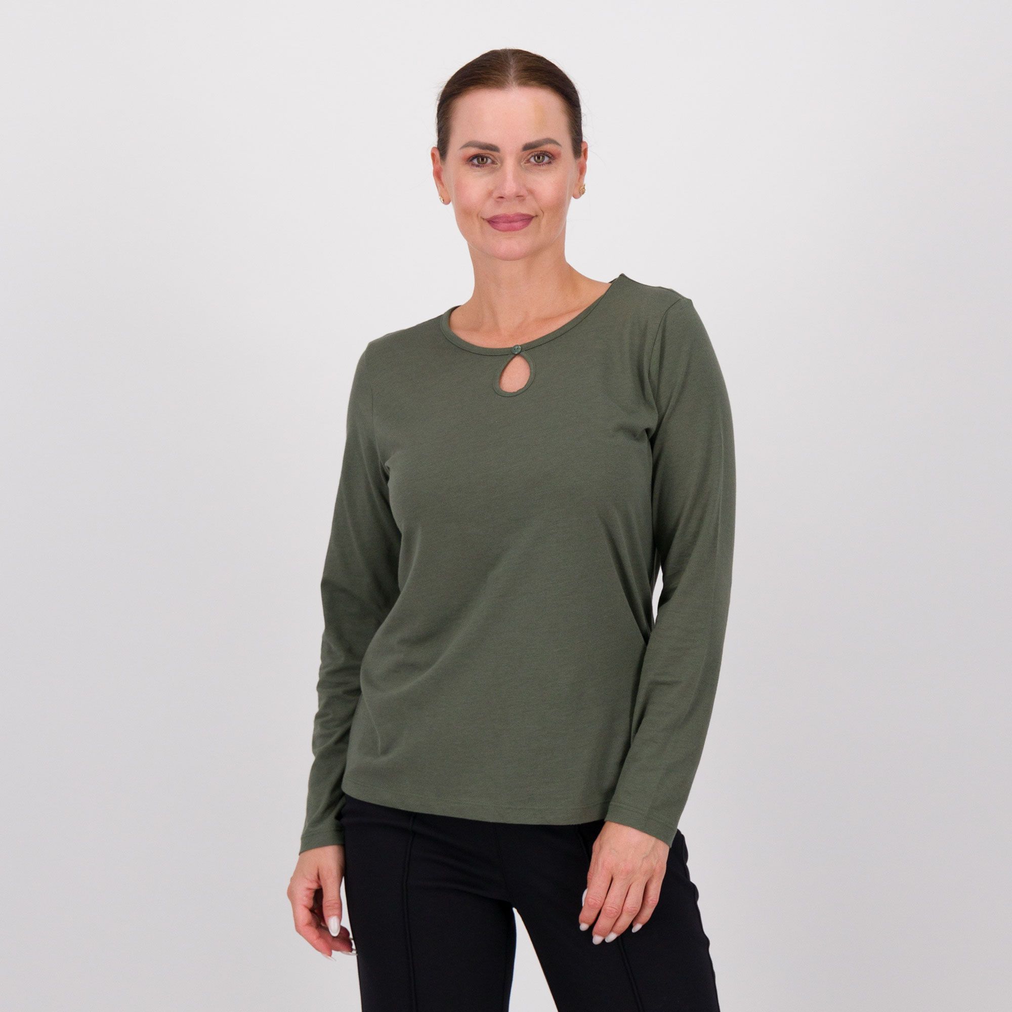 Denim & Co.
Maglia in jersey
di cotone e modal
con maniche lunghe