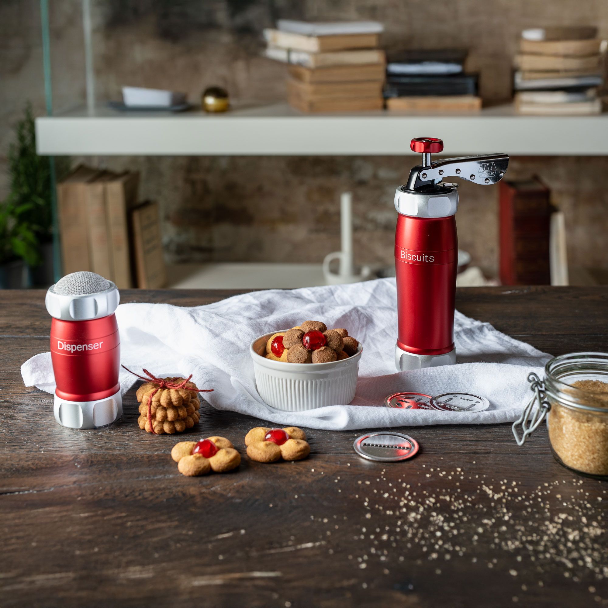 Marcato
Set per biscotti
fatti in casa con
Biscuits e Dispenser