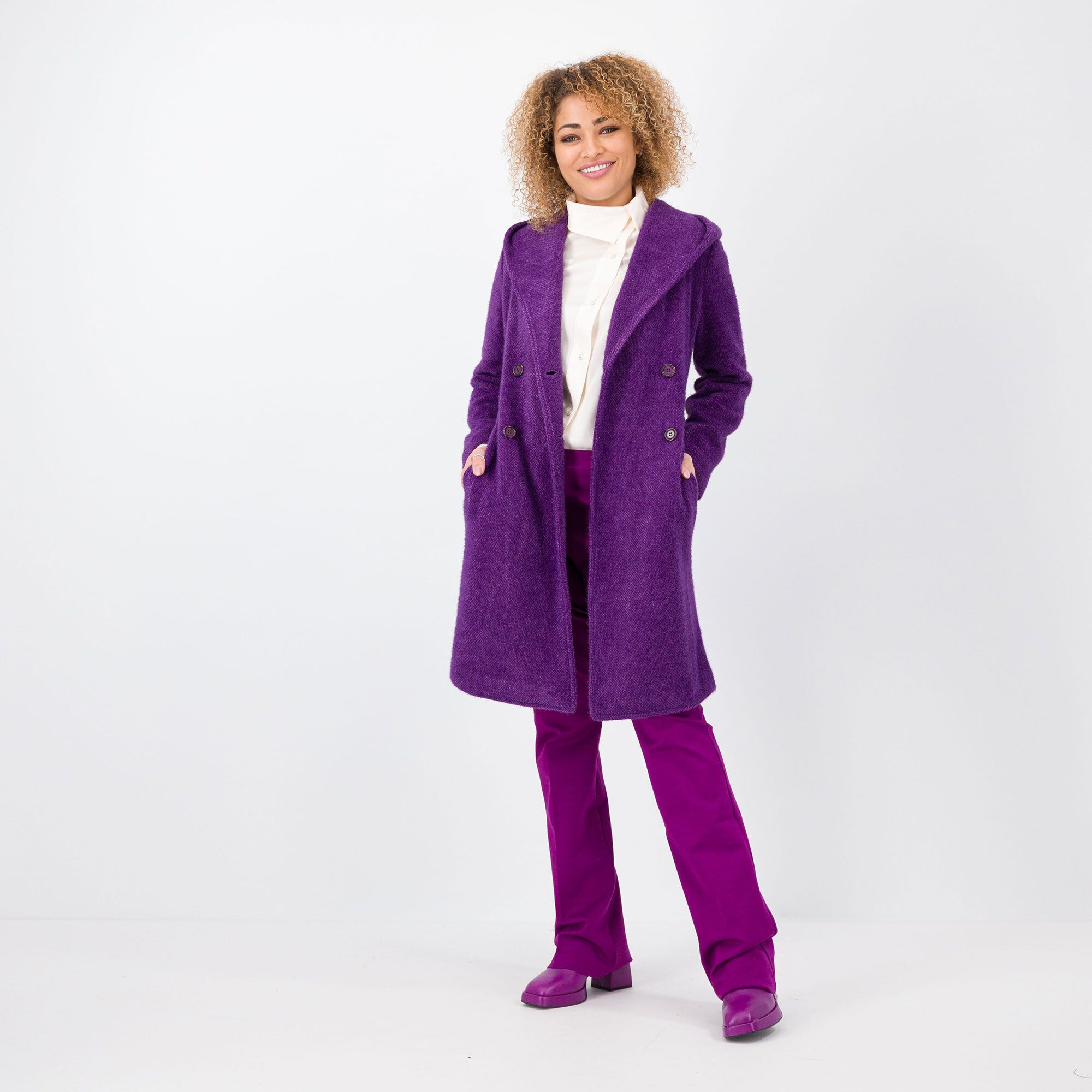 A*dela Cappotto a vestaglia con cappuccio