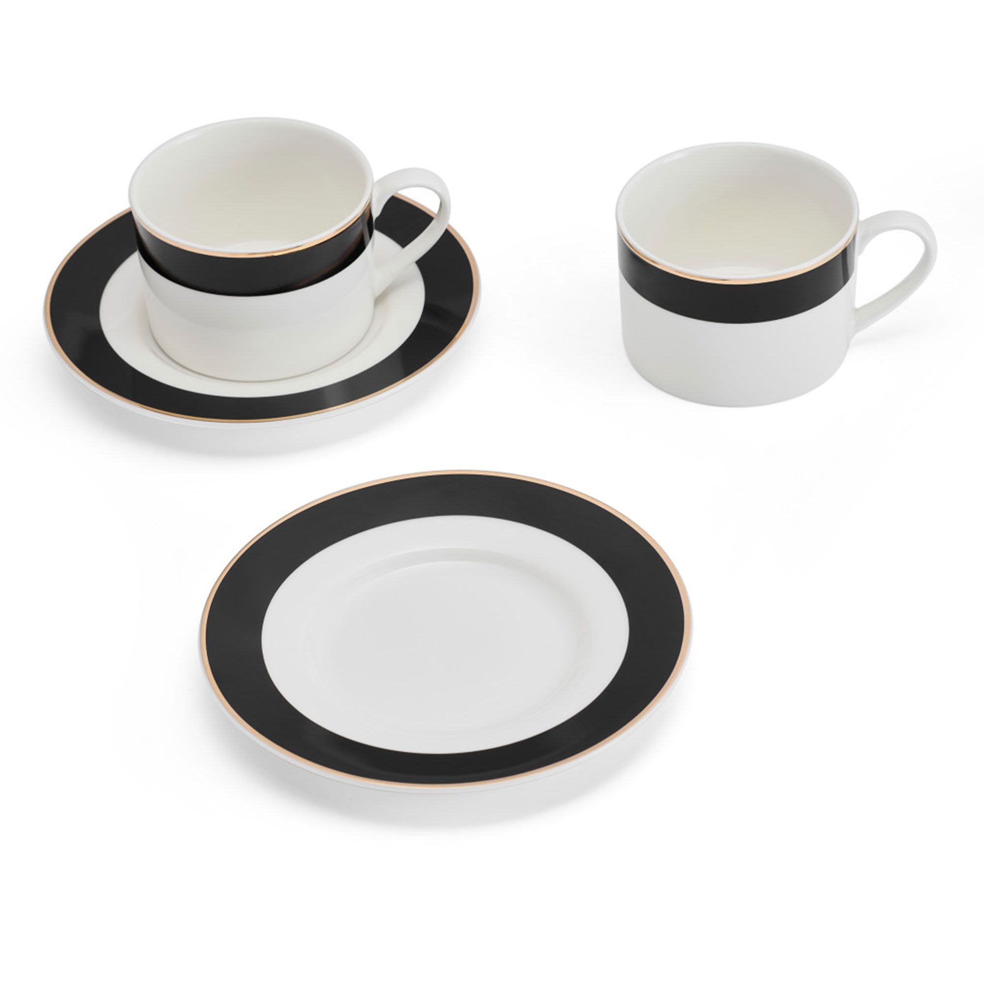 Mikasa
Set 2 tazze da tè
e piattini Luxe Deco