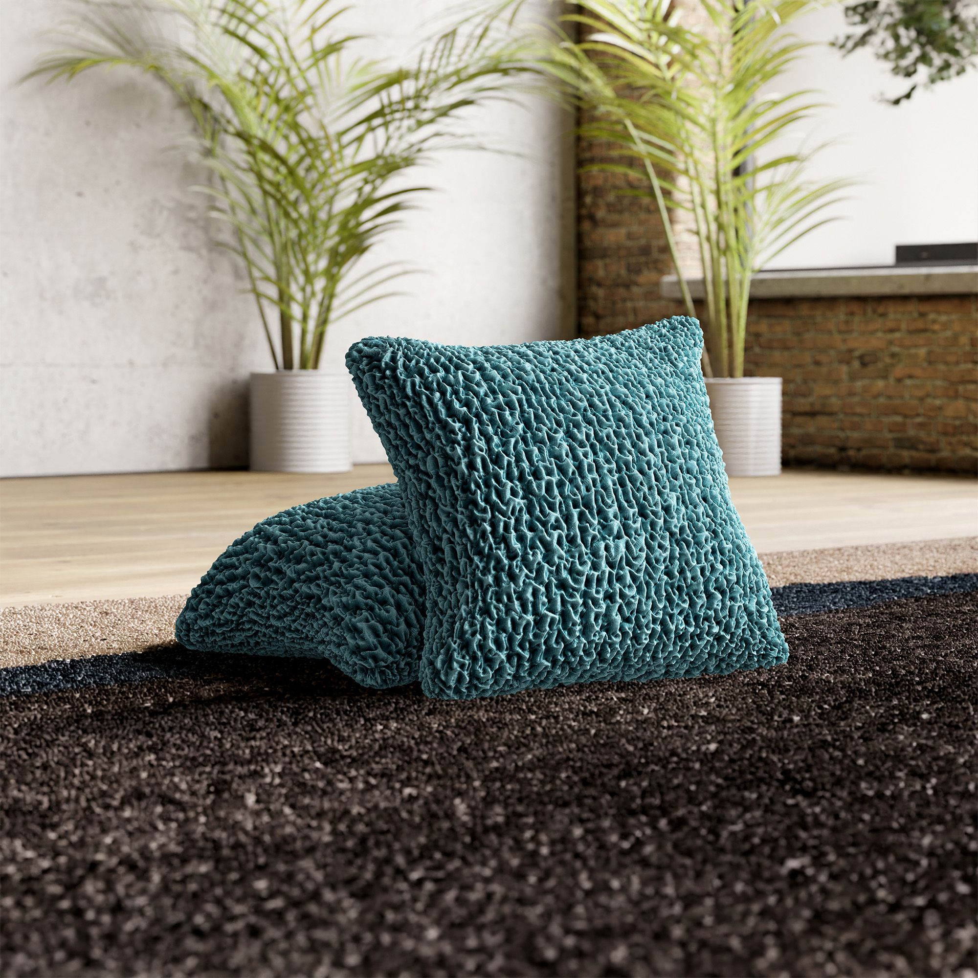 Paulato by Ga.i.co
2 copricuscini
in tessuto bielastico
Velvet goffrato