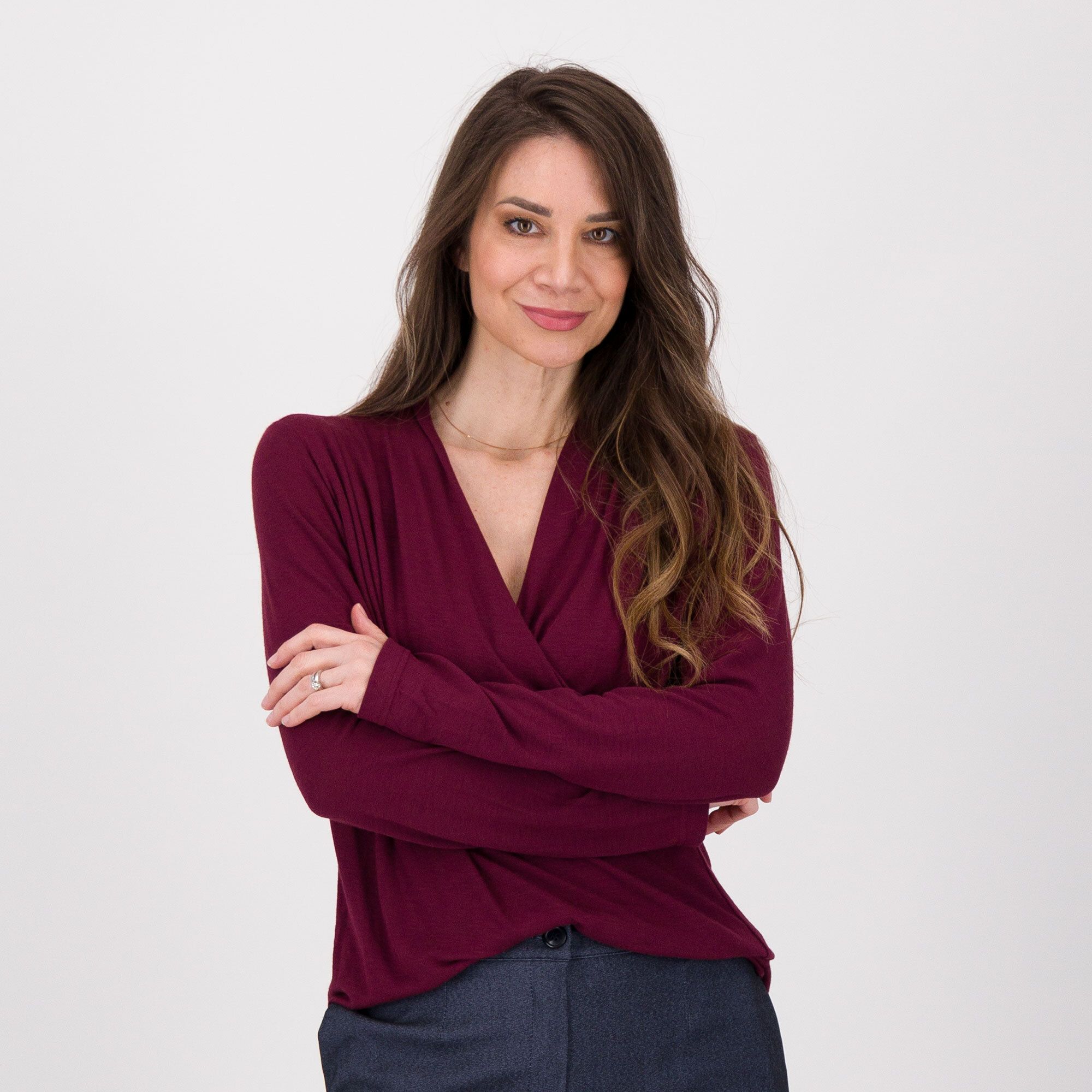 Caterina Lancini
Maglia con scollo
incrociato