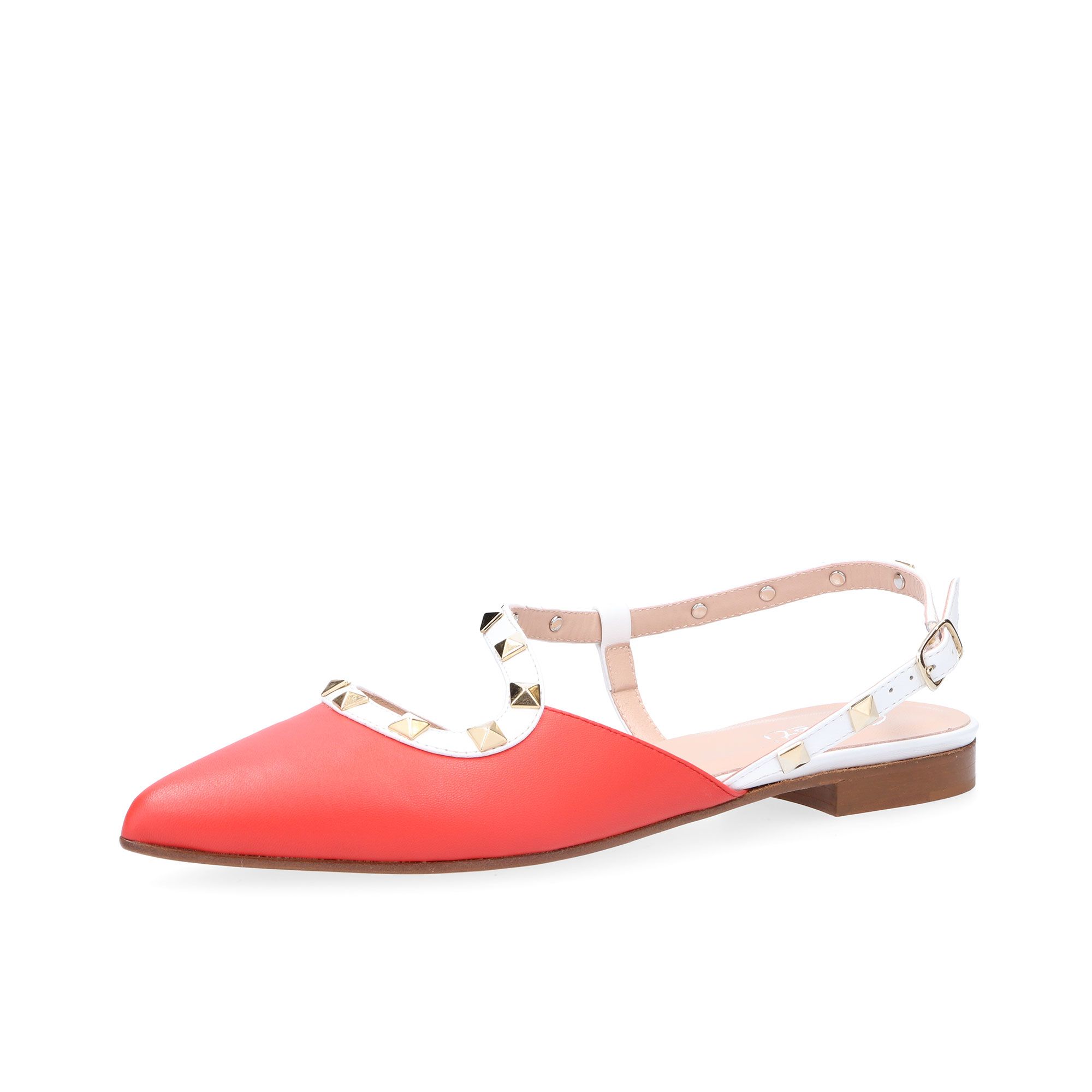Galieti
Slingback in pelle
con borchie