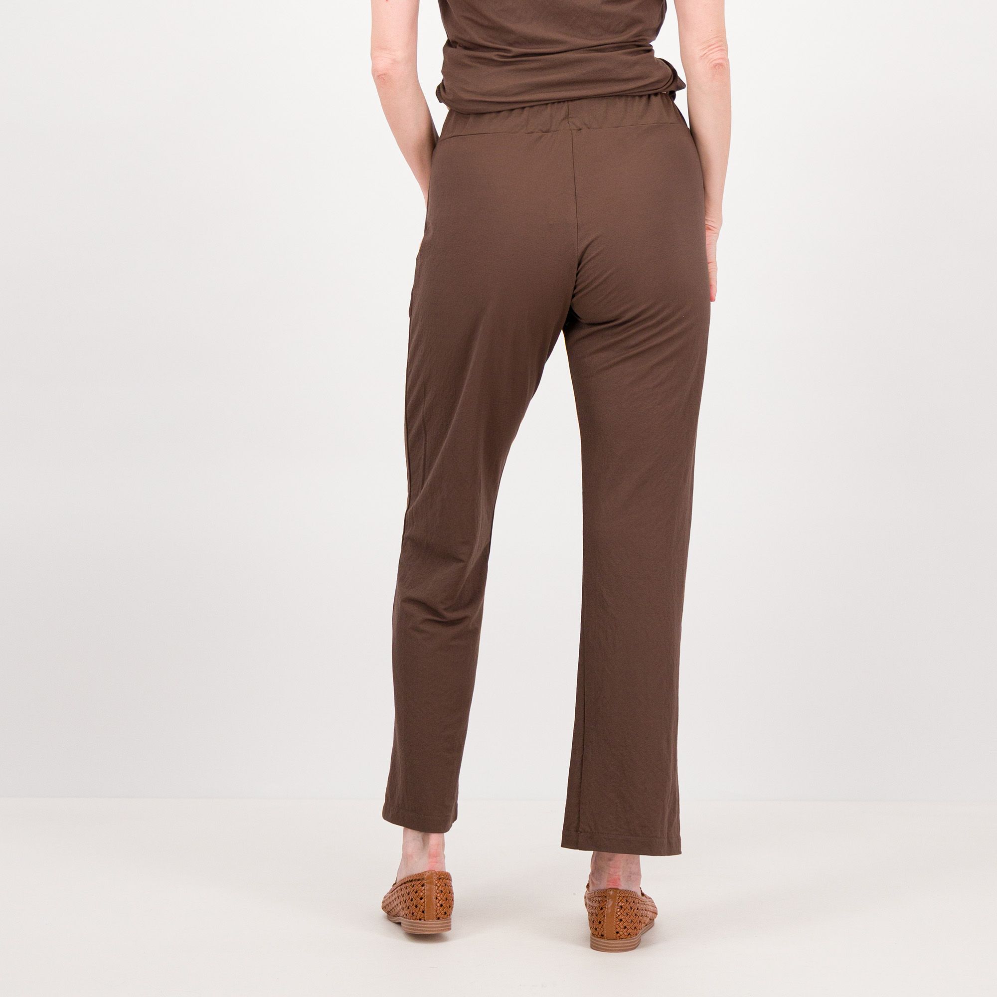 M’ama Pantaloni pull-on a gamba dritta in jersey stretch