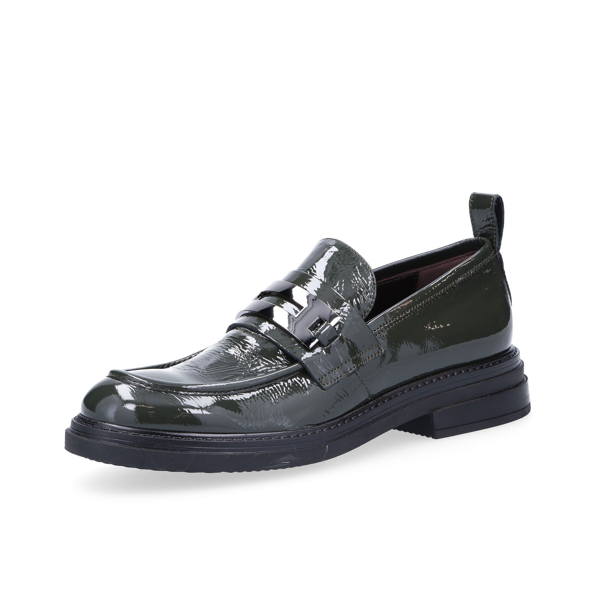 FAIRE
Mocassini in pelle
con inserto metallico
suola 3,5cm