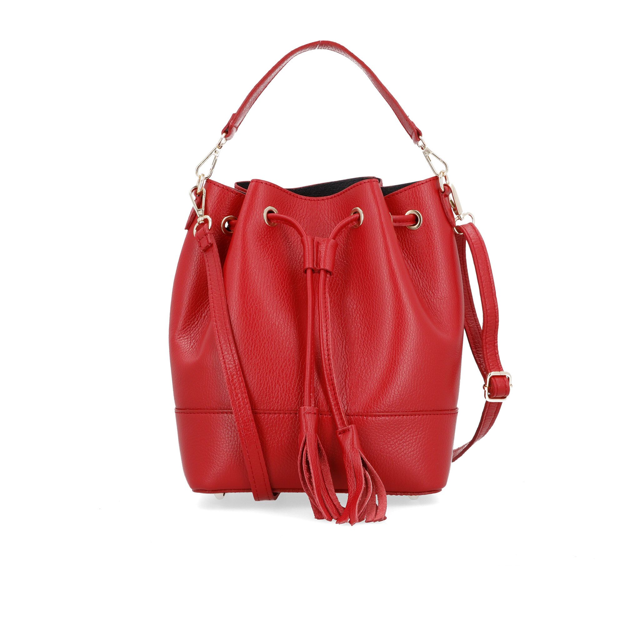 Le Corone Bags
Borsa a mano/spalla
in pelle con
chiusura coulisse