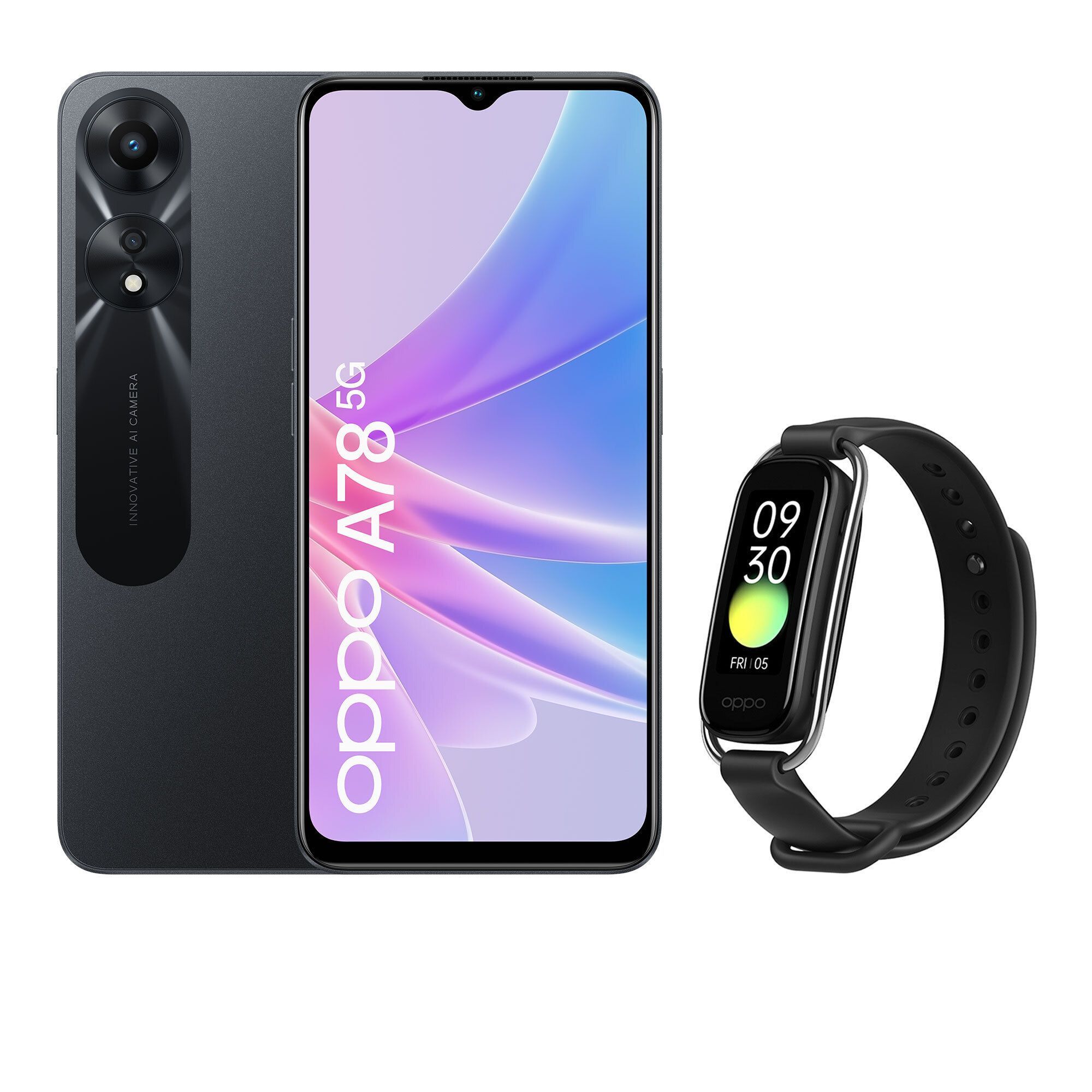 Image of OPPO Smartphone A78 5G e smartwatch Band Style061