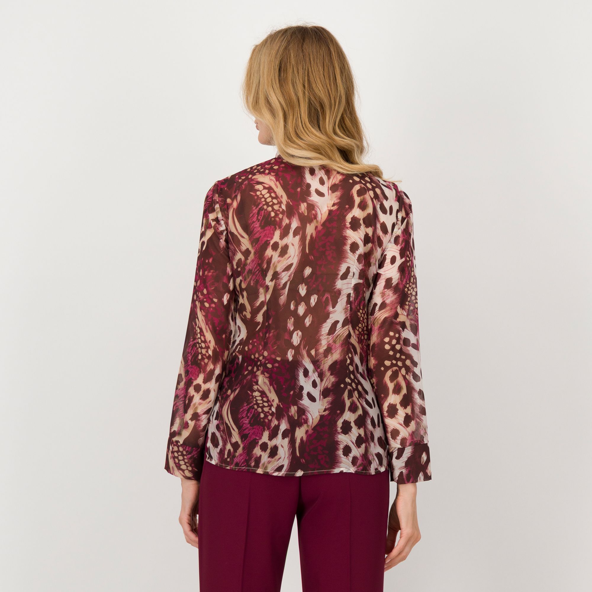 SottoMarino Camicia in organza a manica lunga
