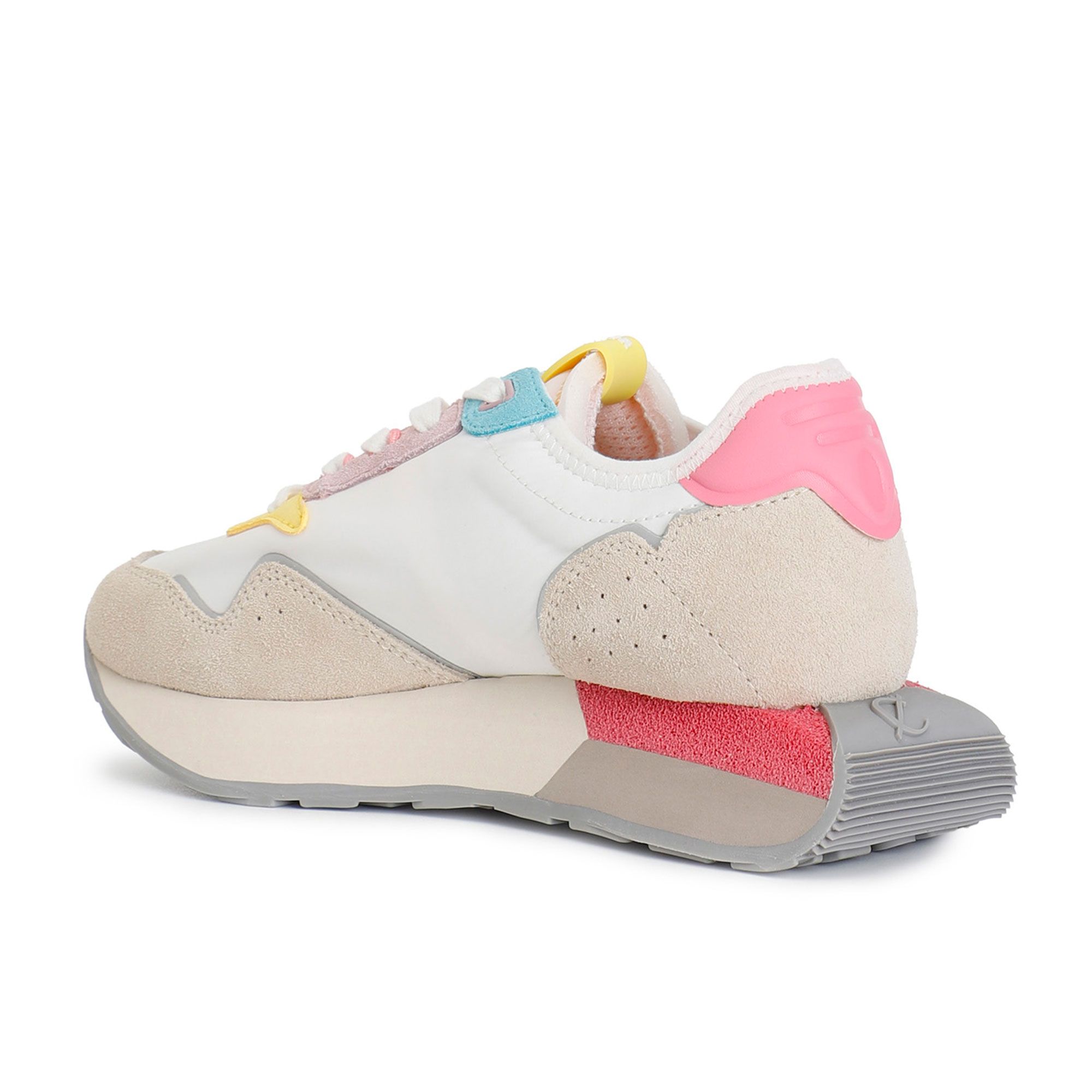 CafèNoir Sneakers con tomaia in tessuto e inserti in pelle