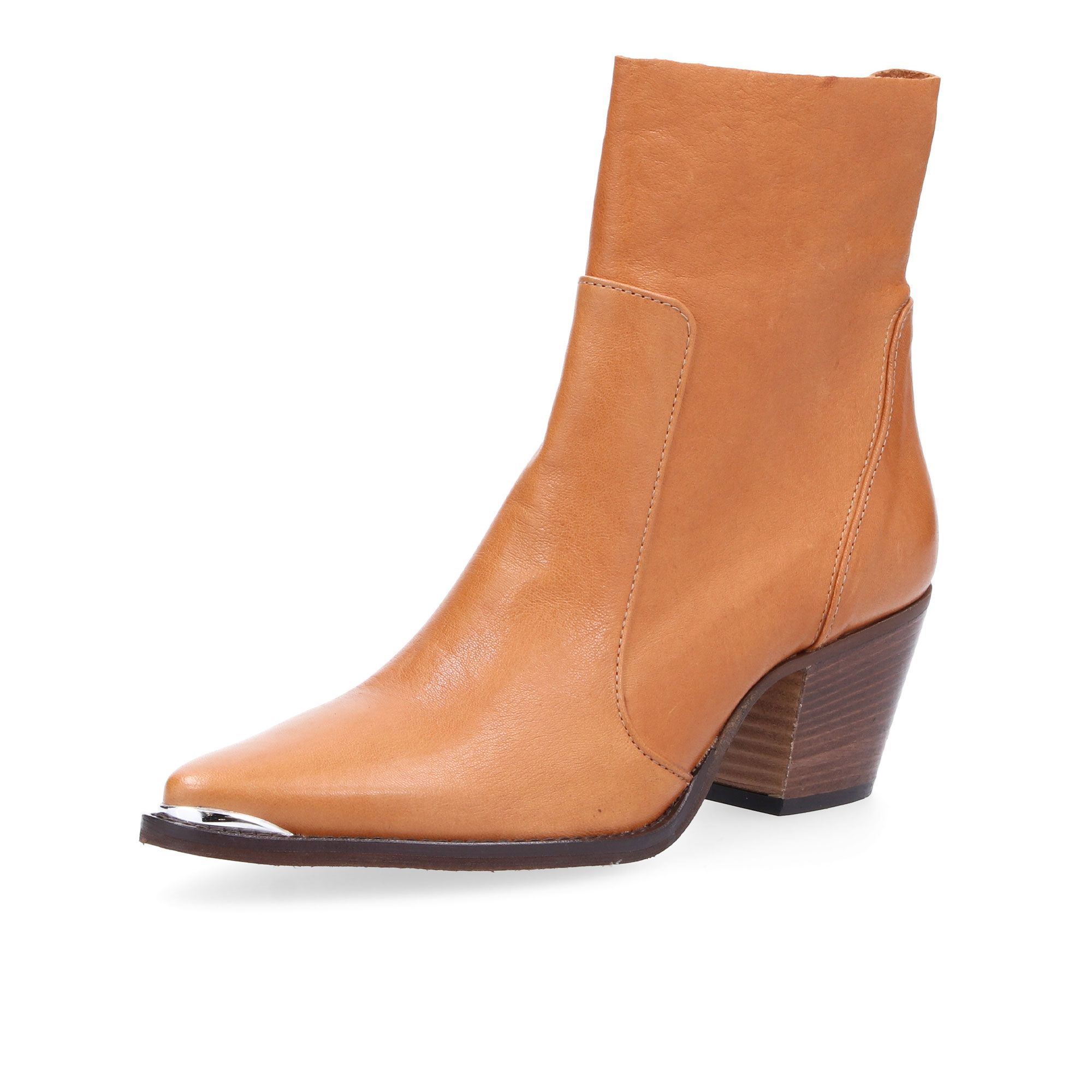 Galieti
Stivaletti texani 
in pelle con punta
in metallo