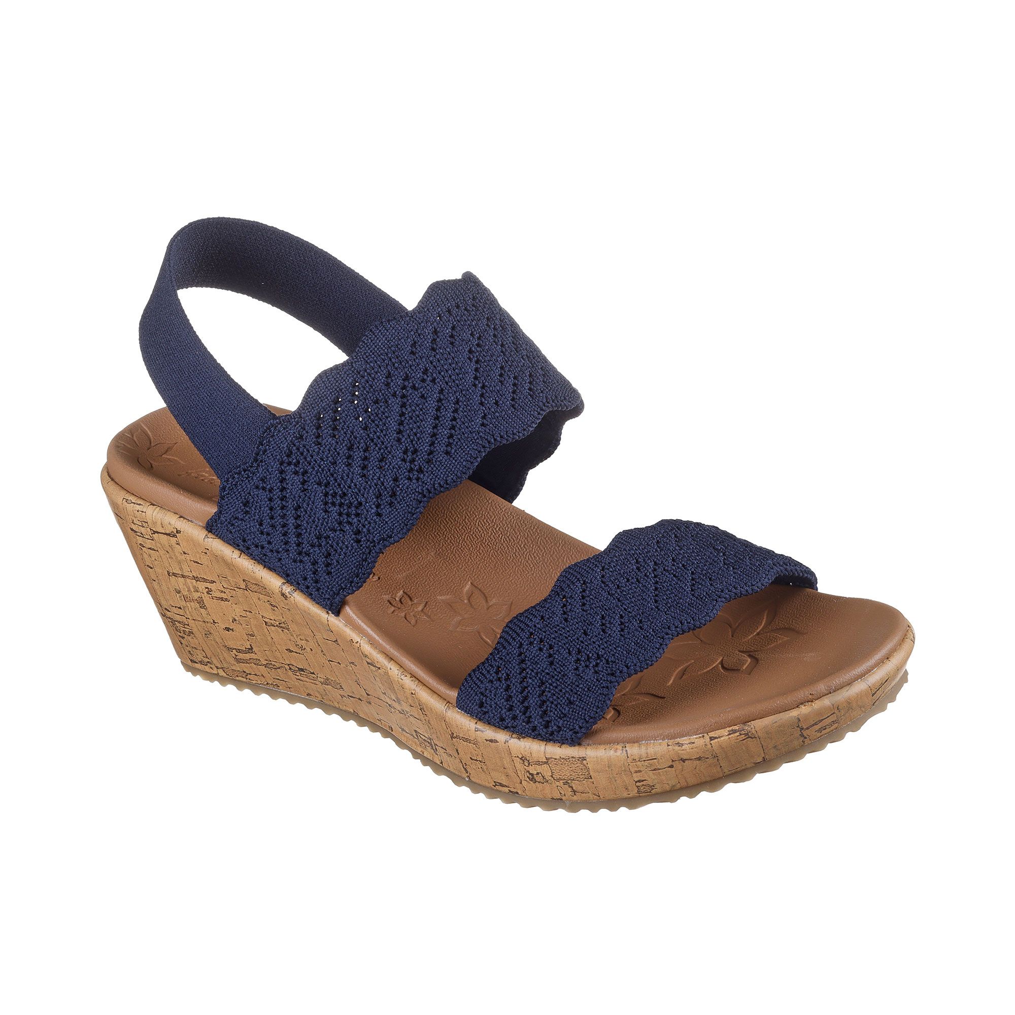 Skechers Sandali Beverlee Timeless Touch con zeppa 5,5 cm